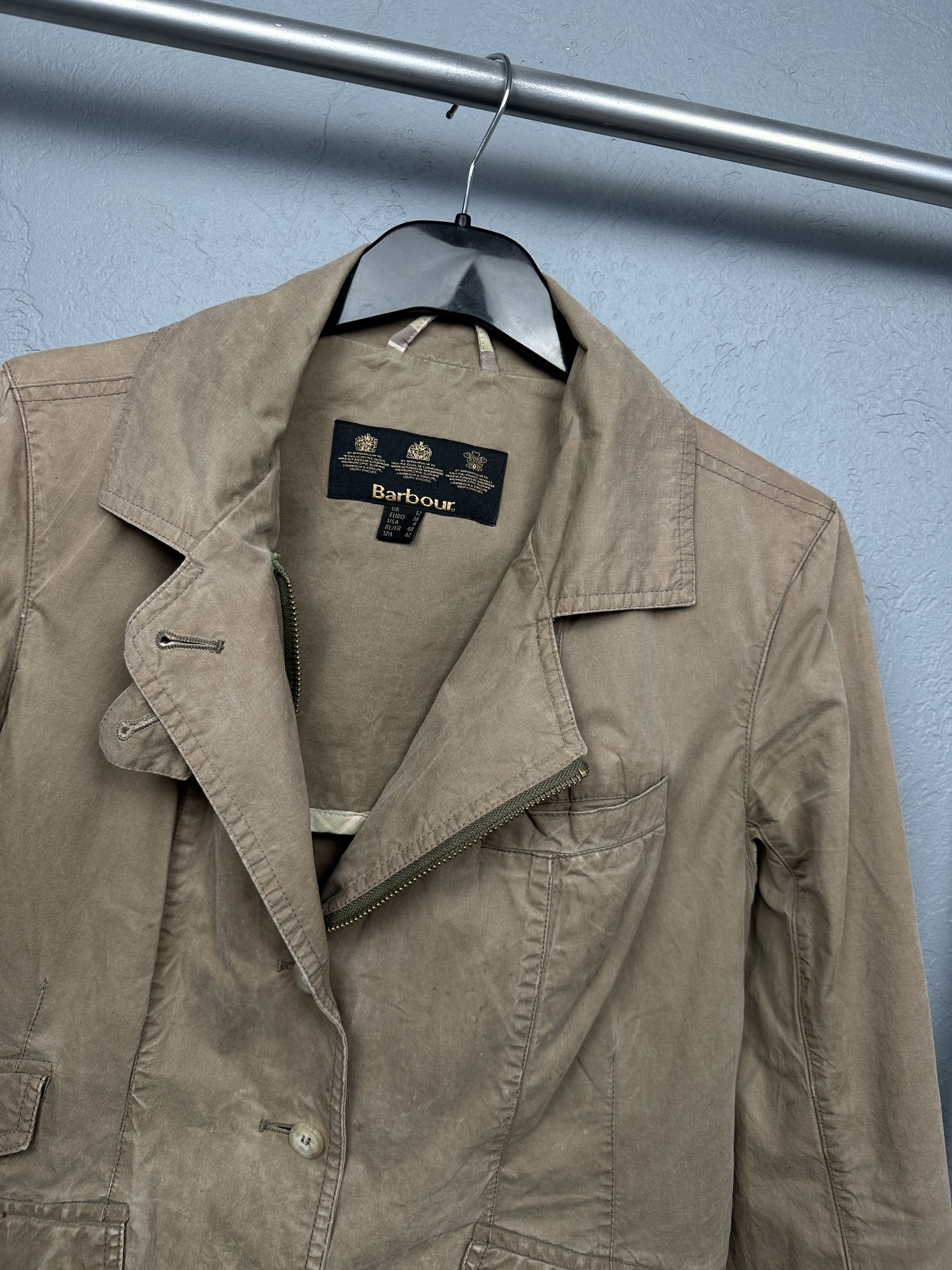 Barbour × Vintage Barbour Vintage Womens Blazer Jacket Size M / US 6-8 / IT 42-44 - 2 Thumbnail
