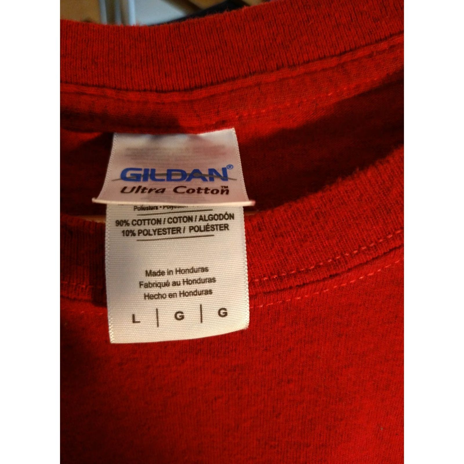 Gildan VINTAGE Lifeguard Shirt Long Beach Waterfront Warriors Shirt Red Large Gildan 9/11 911 Graphic Mens Size US L / EU 52-54 / 3 - 2 Thumbnail