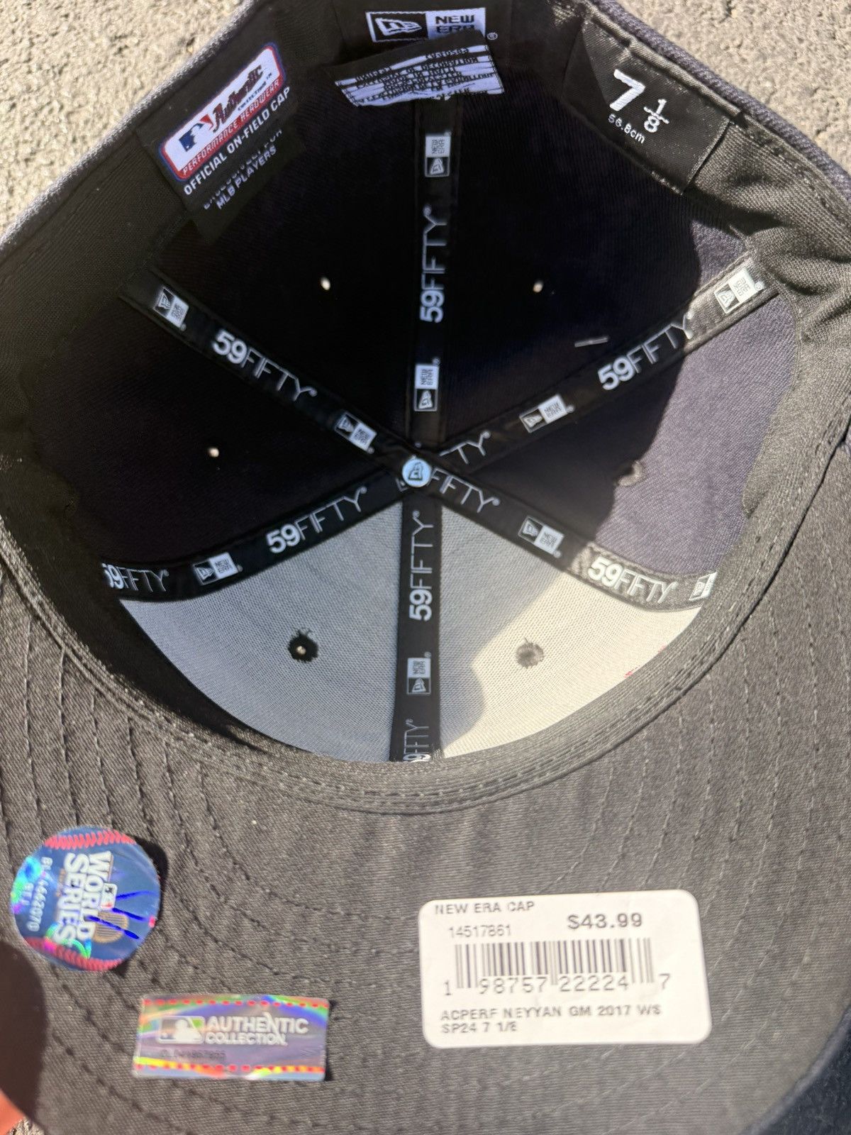 New Era World Series Official New York Yankees New Era Hat Size ONE SIZE - 5 Thumbnail