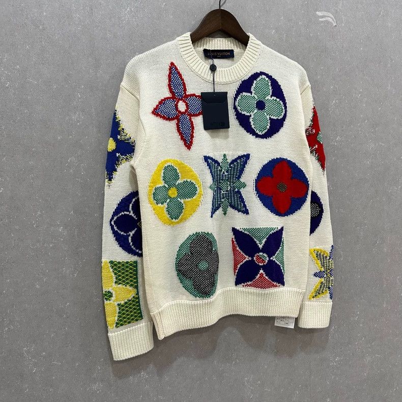 Louis Vuitton Louis Vuitton Three-flowered turtleneck sweater 2505-Nextar Size US XS / EU 42 / 0 - 3 Thumbnail