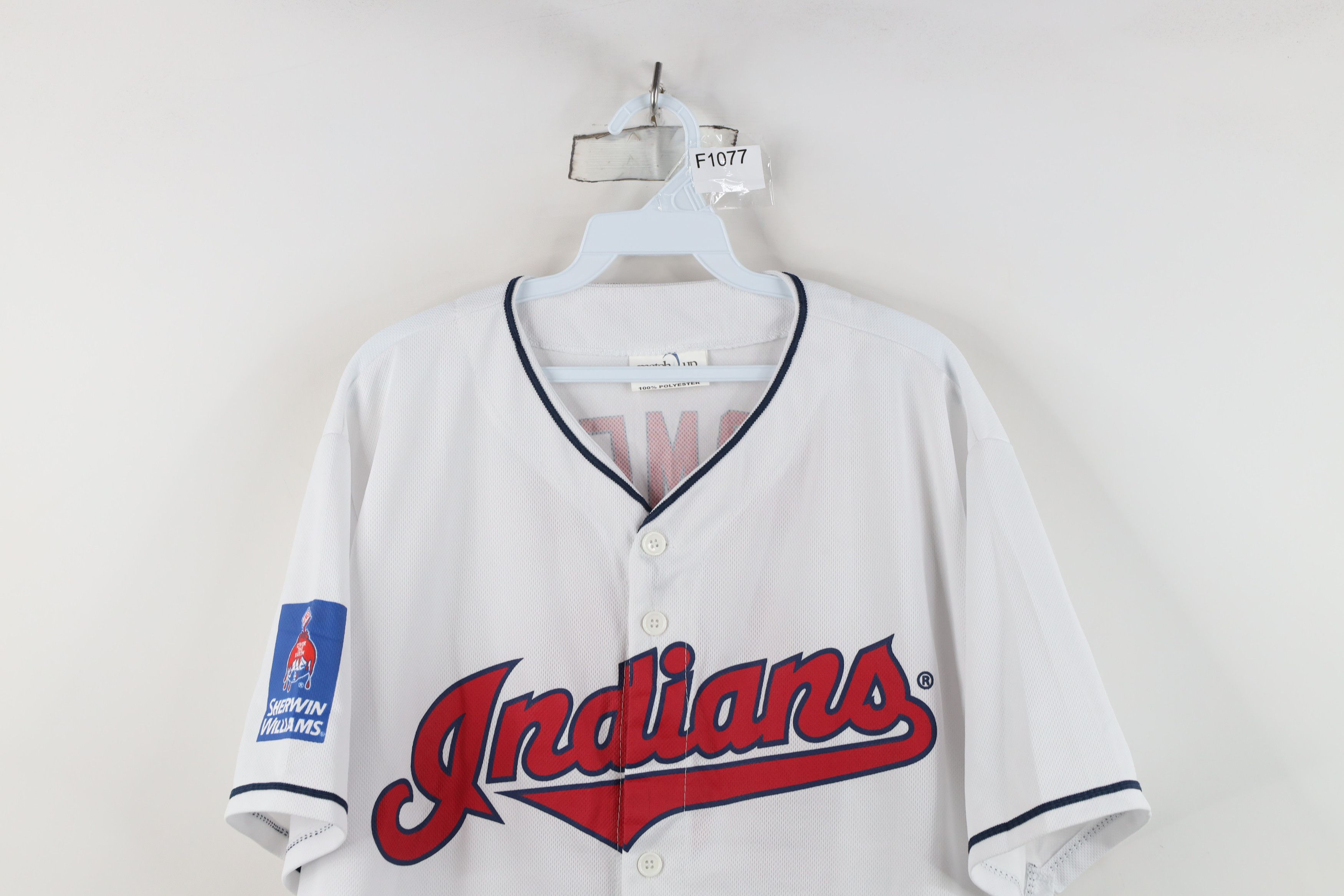 Vintage Y2K Yan Gomes Cleveland Indians Baseball Jersey White #10 Size US XL / EU 56 / 4 - 2 Thumbnail
