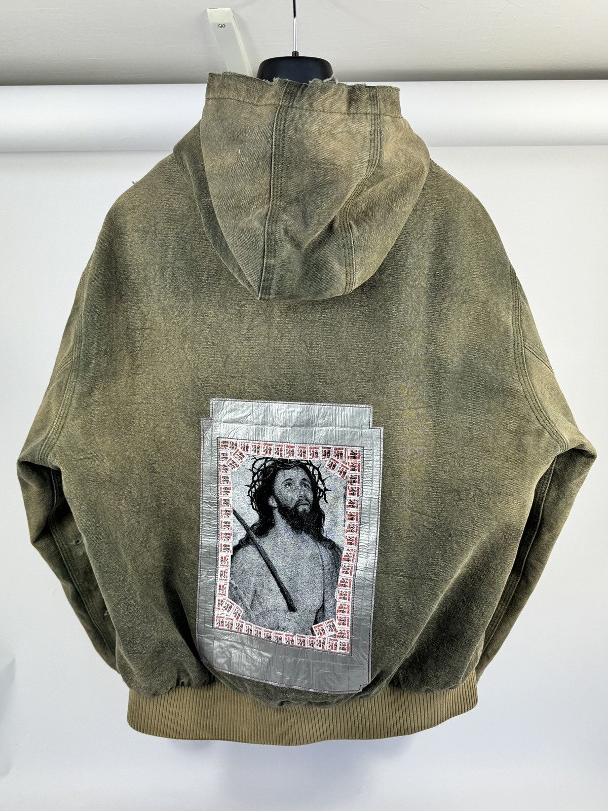 Enfants Riches Deprimes WAR STARTED HOODED WORK DENIM OVERSIZED JACKET Size US M / EU 48-50 / 2 - 2 Thumbnail