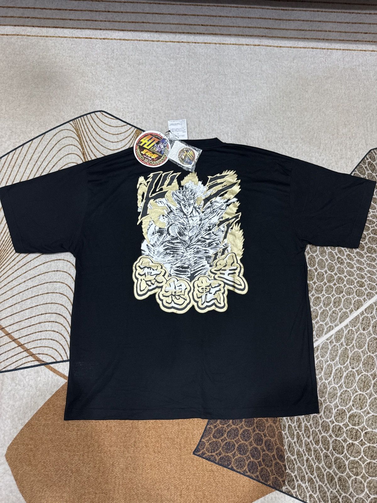 Anime Rare fist Of The North Star 40th Kenshiro Black tshirt Size US L / EU 52-54 / 3 - 2 Thumbnail