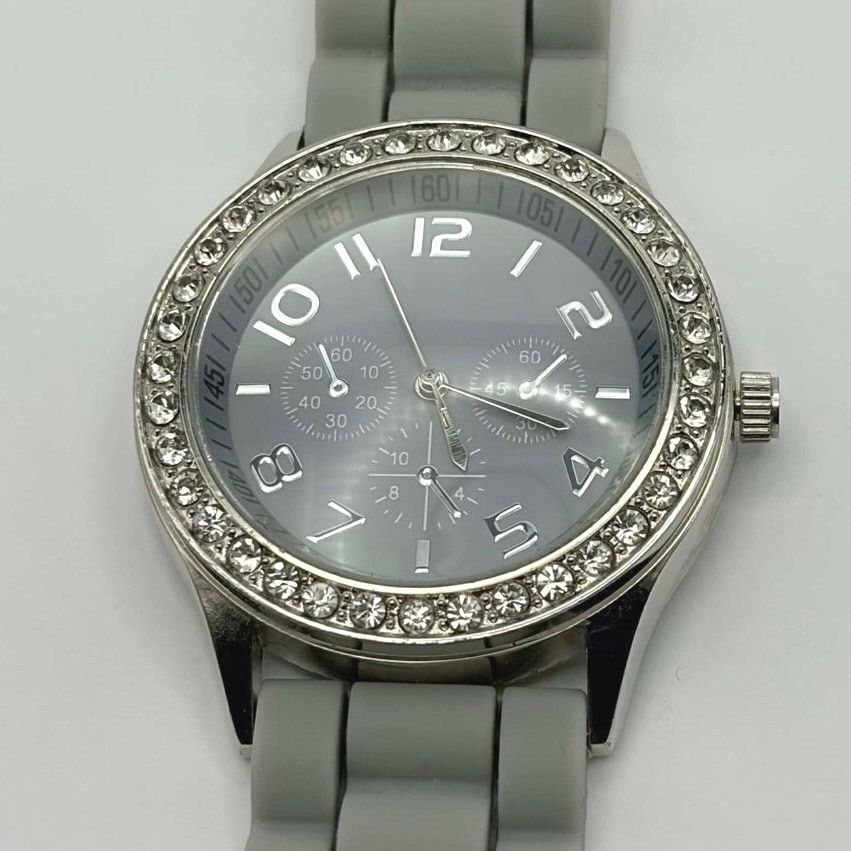 Other Gray & Silver Crystal Men’s Watch Size ONE SIZE - 3 Thumbnail