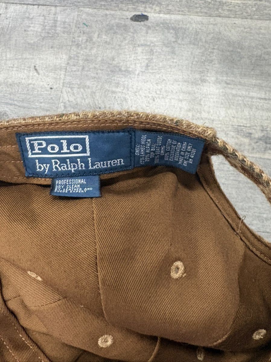 Polo Ralph Lauren Polo Ralph Lauren Wool Tweed Leather Baseball Hat Cap Size ONE SIZE - 2 Thumbnail