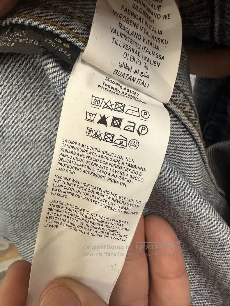 Versace Versace Main line shirt denim jacket Size US XS / EU 42 / 0 - 7 Thumbnail