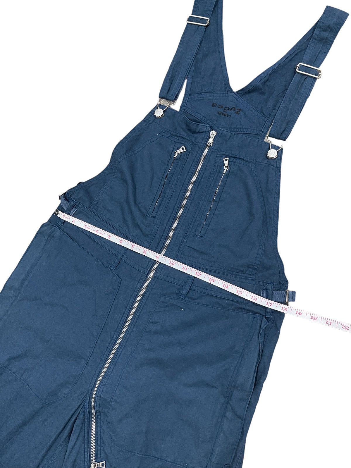CABANE de ZUCCa × Issey Miyake × Vintage Vintage Cabane De Zucca Overall Zipper Worker Pants Size US 35 - 17 Thumbnail