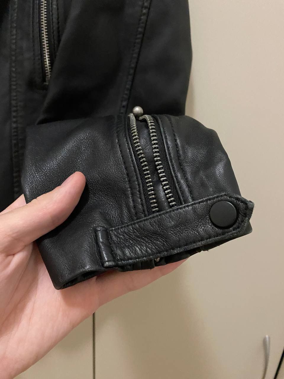 Allsaints Allsaints leather jacket overshirt streetwear hype Size US S / EU 44-46 / 1 - 10 Thumbnail