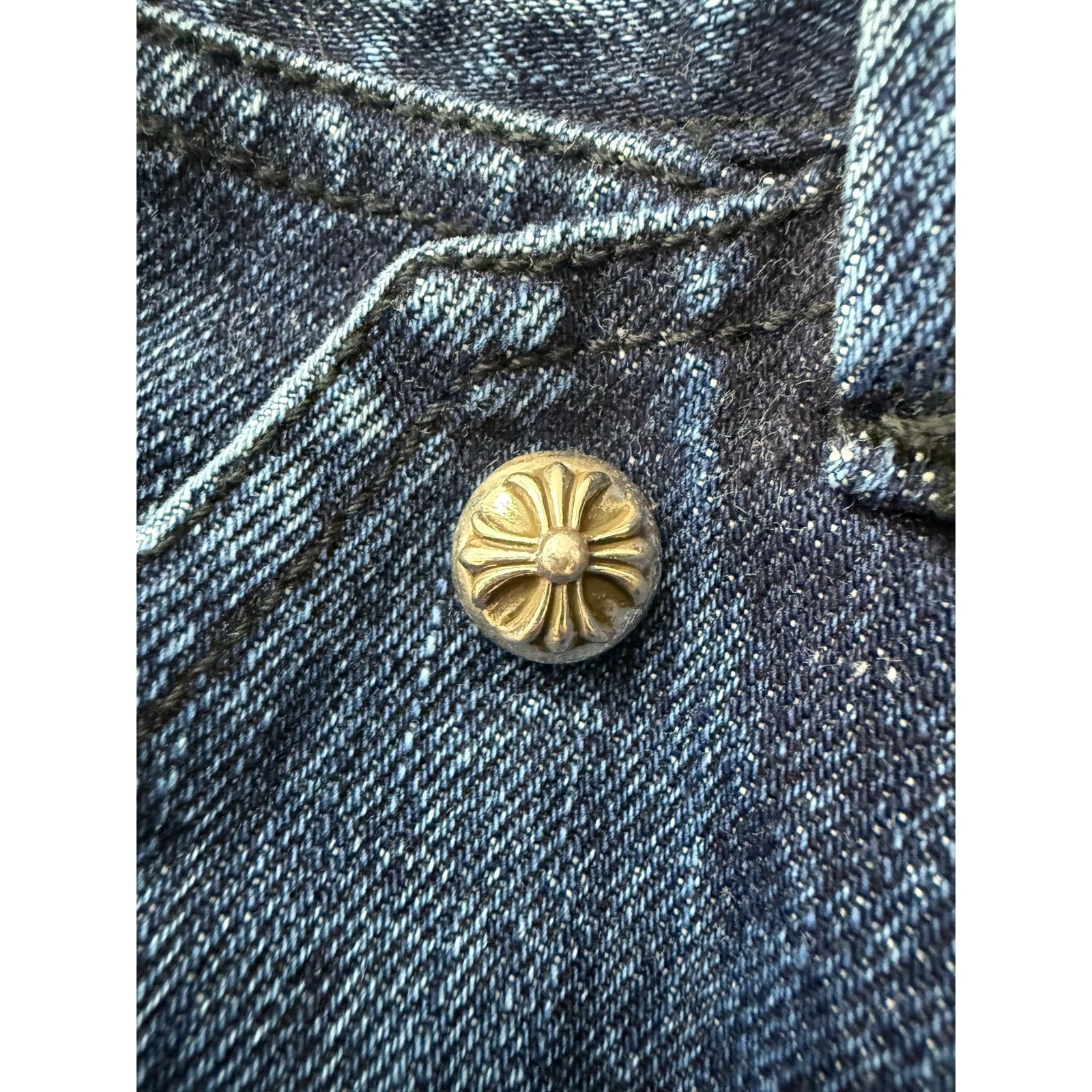 Chrome Hearts Chrome Hearts "Indigo Blue" Carpenter Jeans Size US 27 - 5 Thumbnail