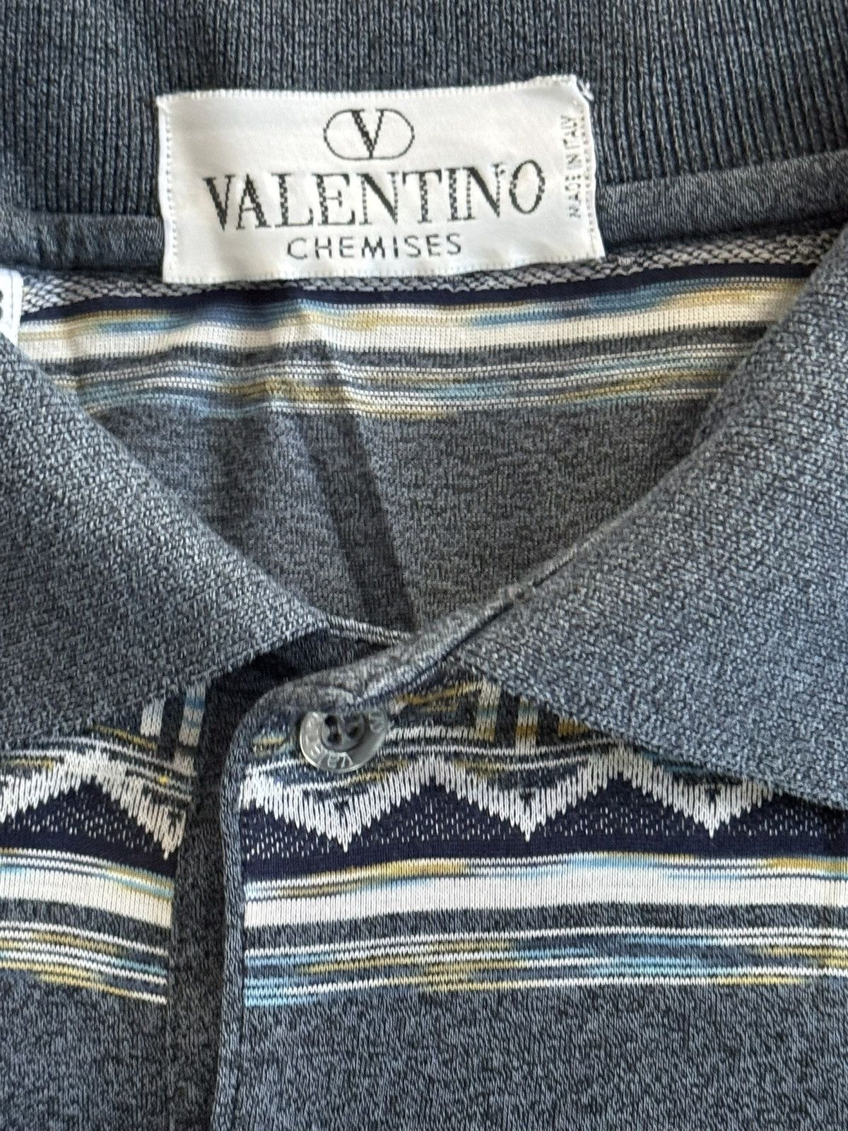 Valentino Vintage Valentino Polo Shirt Size US M / EU 48-50 / 2 - 6 Thumbnail