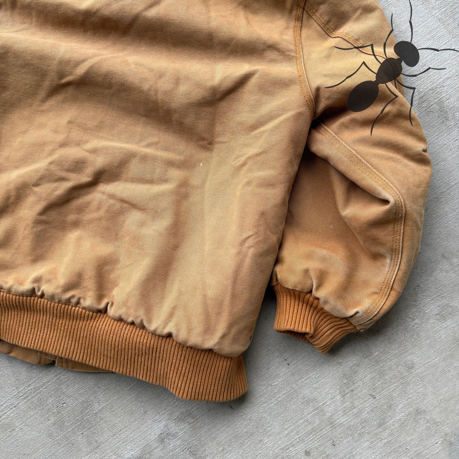 Carhartt × Vintage Carhartt YOUTH brown hooded work wear jacket Size US XS / EU 42 / 0 - 8 Thumbnail