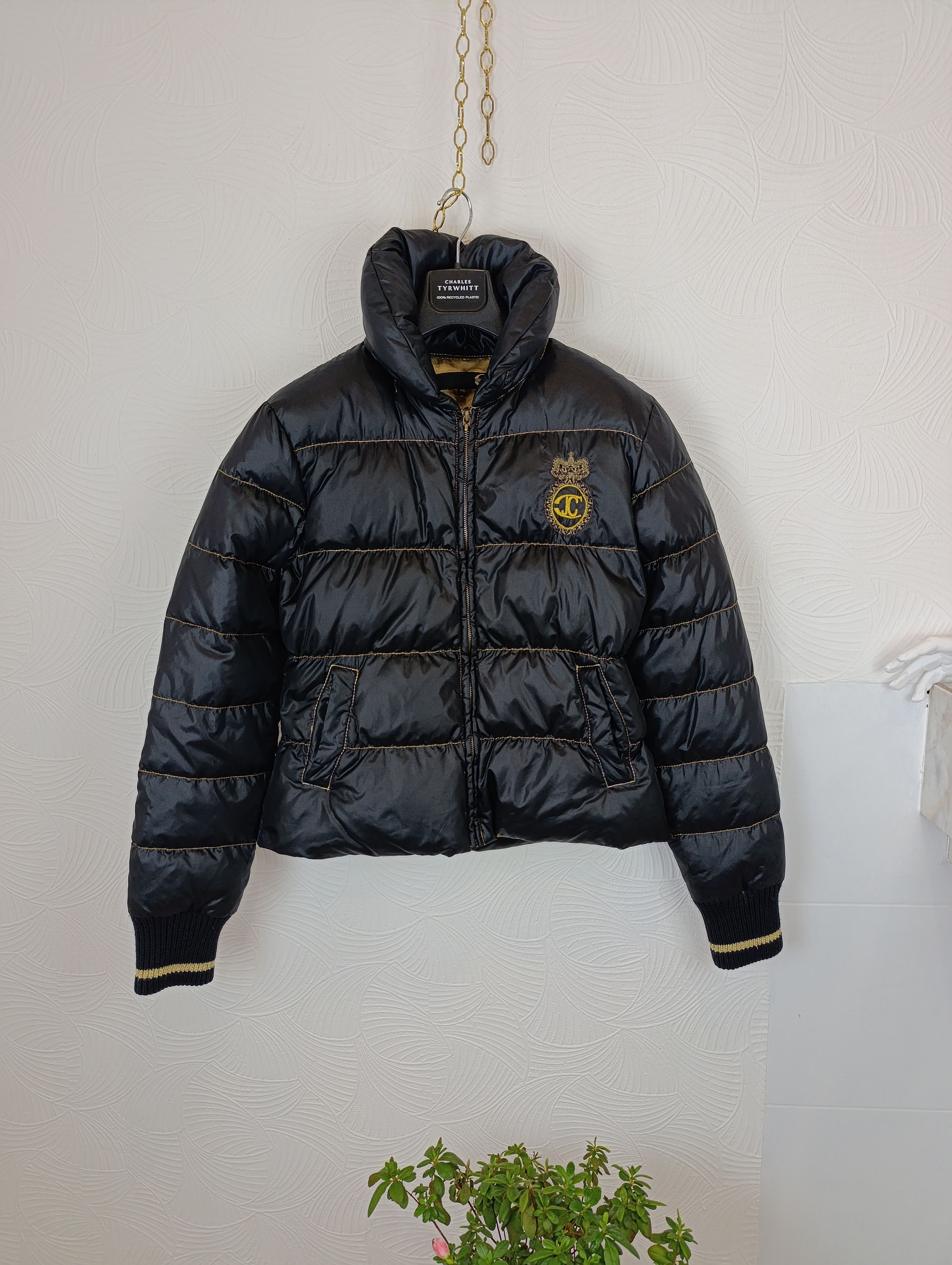 Just Cavalli JUST BY ROBERTO CAVALLI VINTAGE WOMENS PUFFER JACKET Size L / US 10 / IT 46 - 1 Thumbnail
