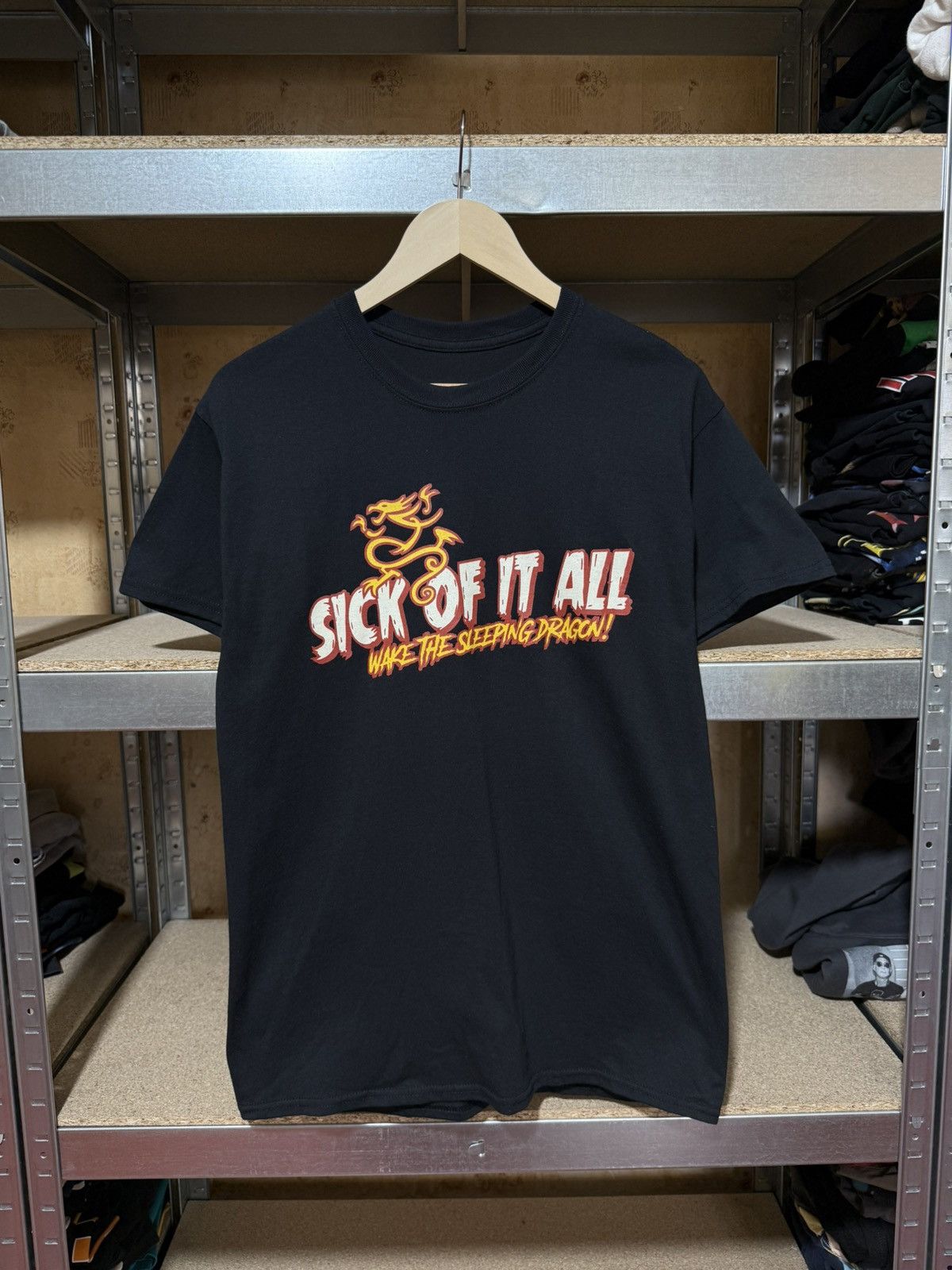 Band Tees × Vintage Vintage Sick Of It All Wake The Sleeping Dragon T-Shirt 2018 Size US S / EU 44-46 / 1 - 2 Thumbnail