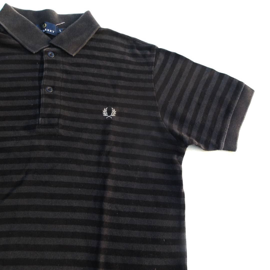 Fred Perry × Vintage Fredperry Stripes on floral Art On bottom Side Size Tag L Size US M / EU 48-50 / 2 - 3 Thumbnail