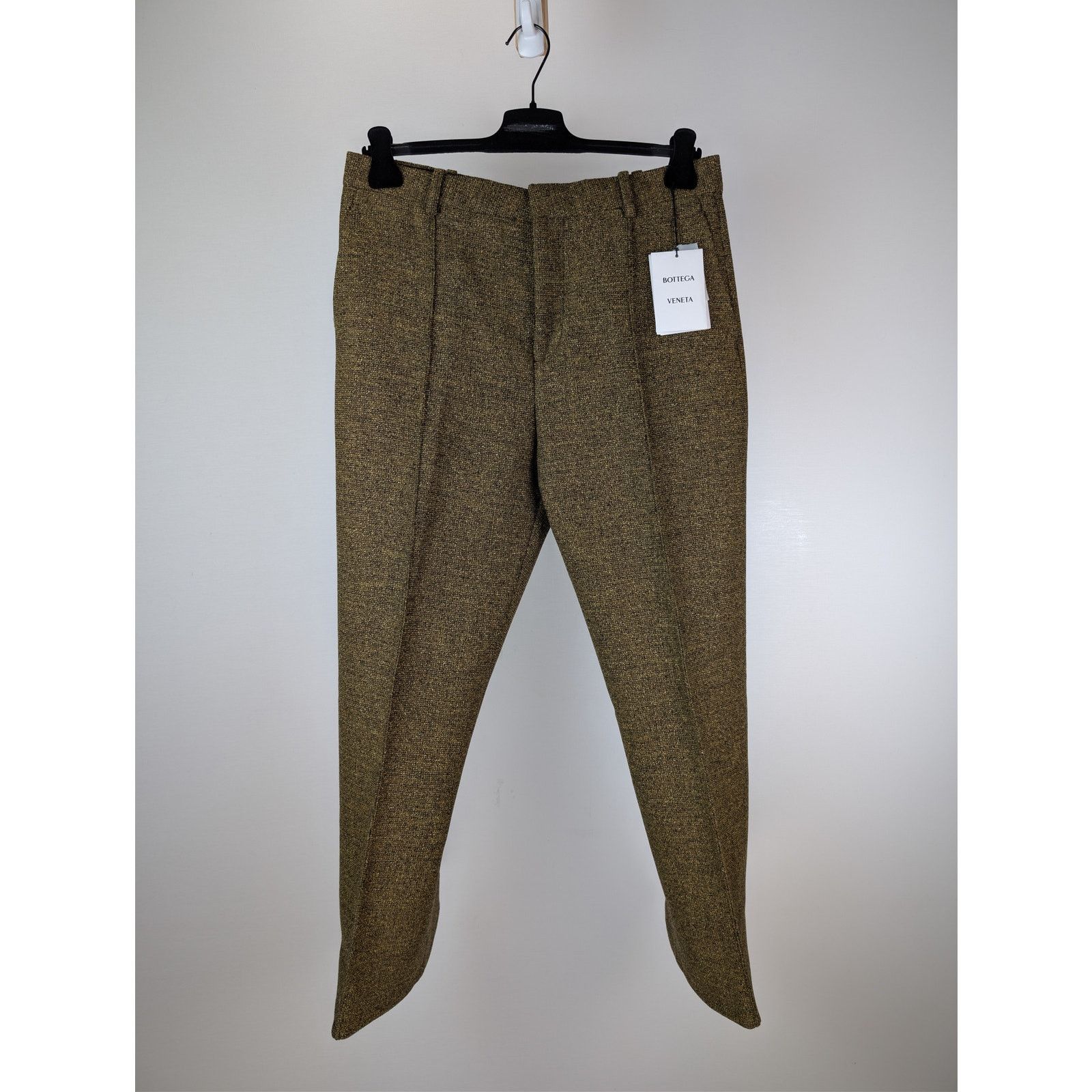 Bottega Veneta o1rshd1 Q:2 / Double Compact Cotton Frise Trousers Pants Size US 36 / EU 52 - 1 Thumbnail