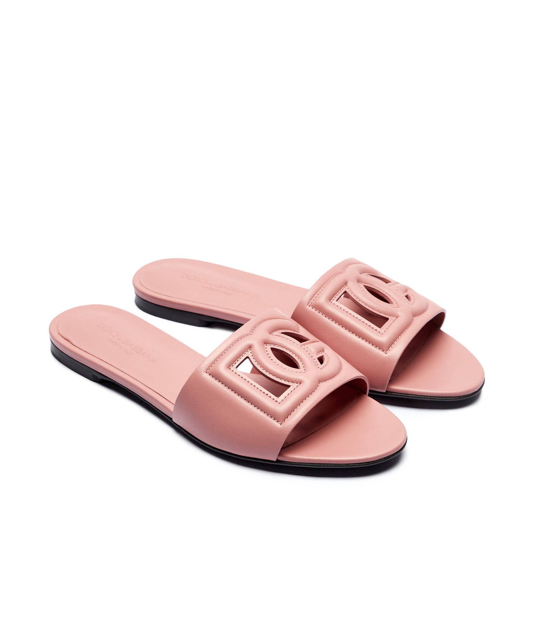 Dolce & Gabbana o1s22i1n0225 Flat Slippers in Pink Size US 8 / IT 38 - 3 Thumbnail