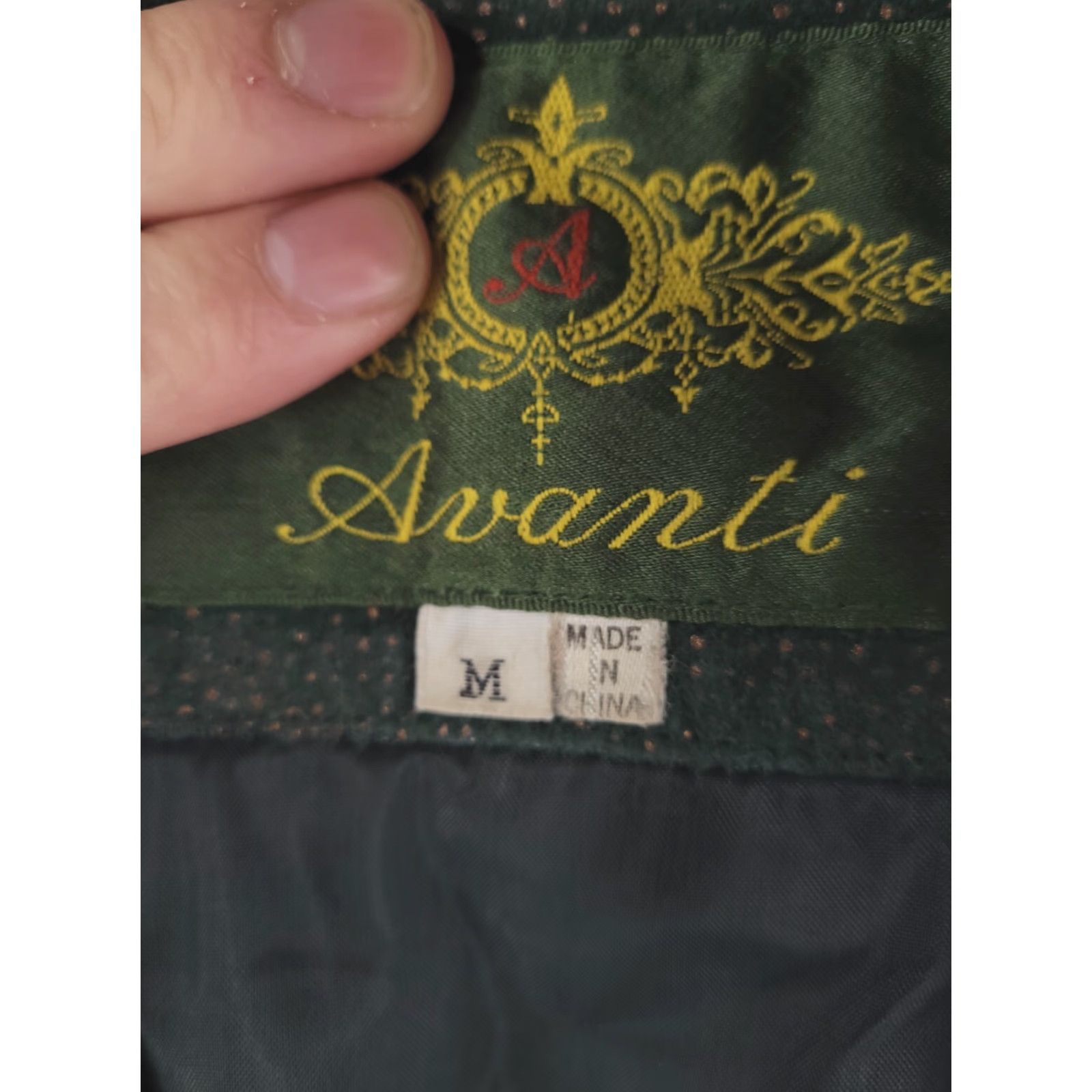 Vintage VINTAGE Avanti Jacket Womens M Green Leather Duster Overcoat Real Genuine Overcoat Size M / US 6-8 / IT 42-44 - 4 Thumbnail