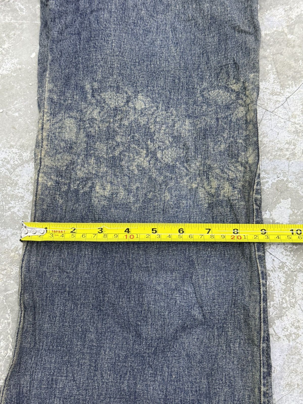 Tornado Mart Tornado Mart Flared Faded Washed Denim Pants W32 Size US 32 / EU 48 - 9 Thumbnail