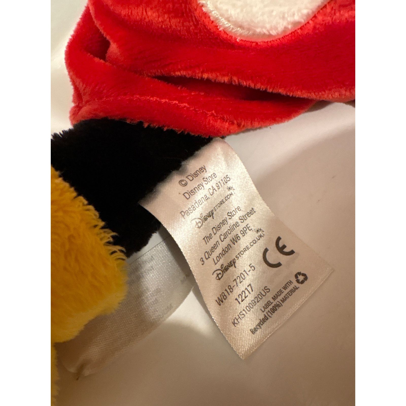 Disney Mickey Stamped Disney Store exclusive. Fair condition Size ONE SIZE - 2 Thumbnail