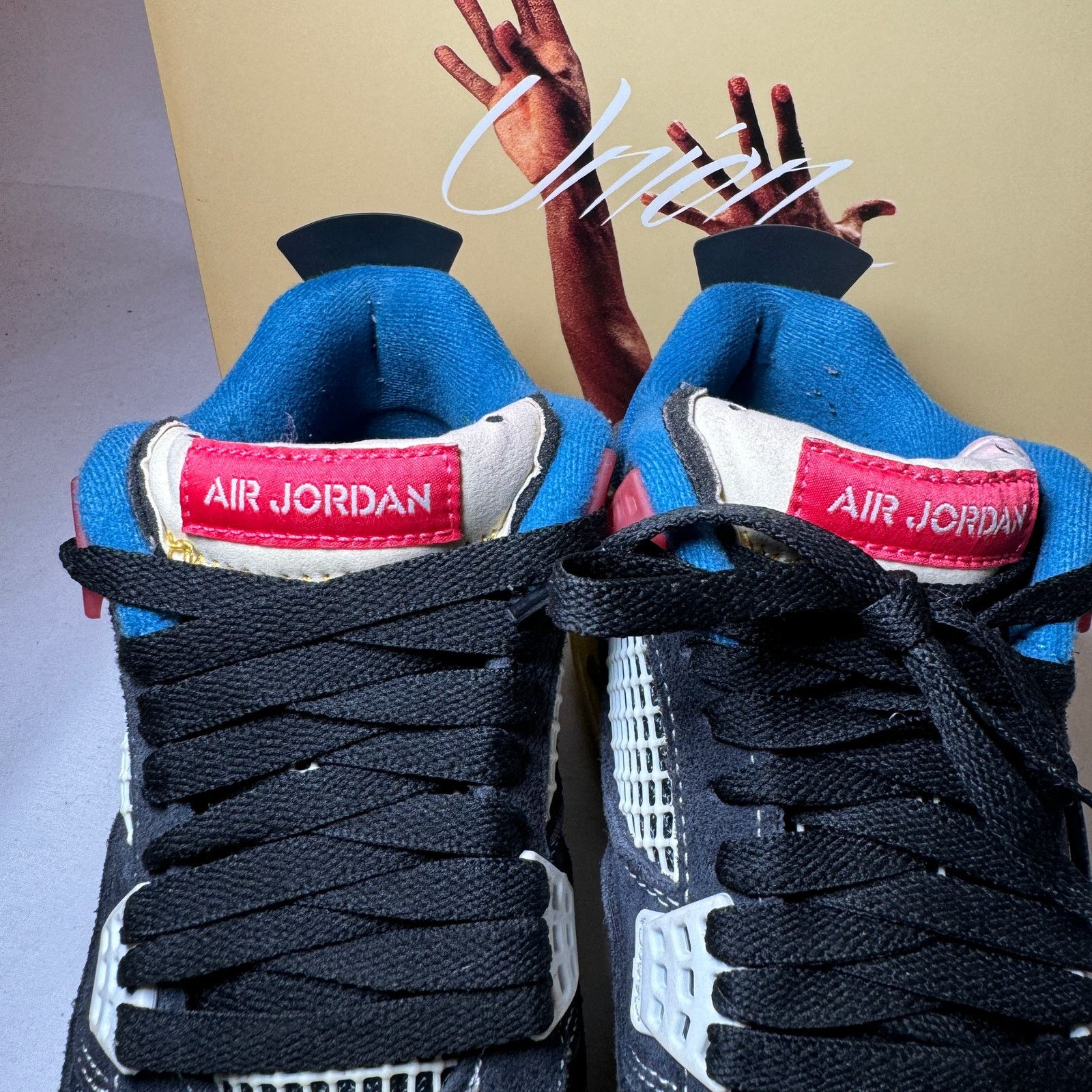Jordan Brand × Nike Size 5 - Union LA x Air Jordan 4 Retro Off Noir Men's Shoes Size US 5 / EU 37 - 5 Thumbnail