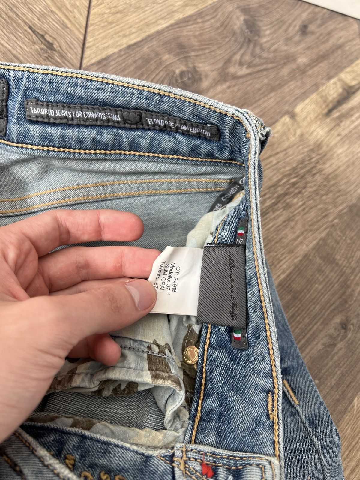 Jacob Cohen Vintage Jacob Cohen Women’s Slim Fit Crystal Studs Size 28" / US 6 / IT 42 - 7 Thumbnail