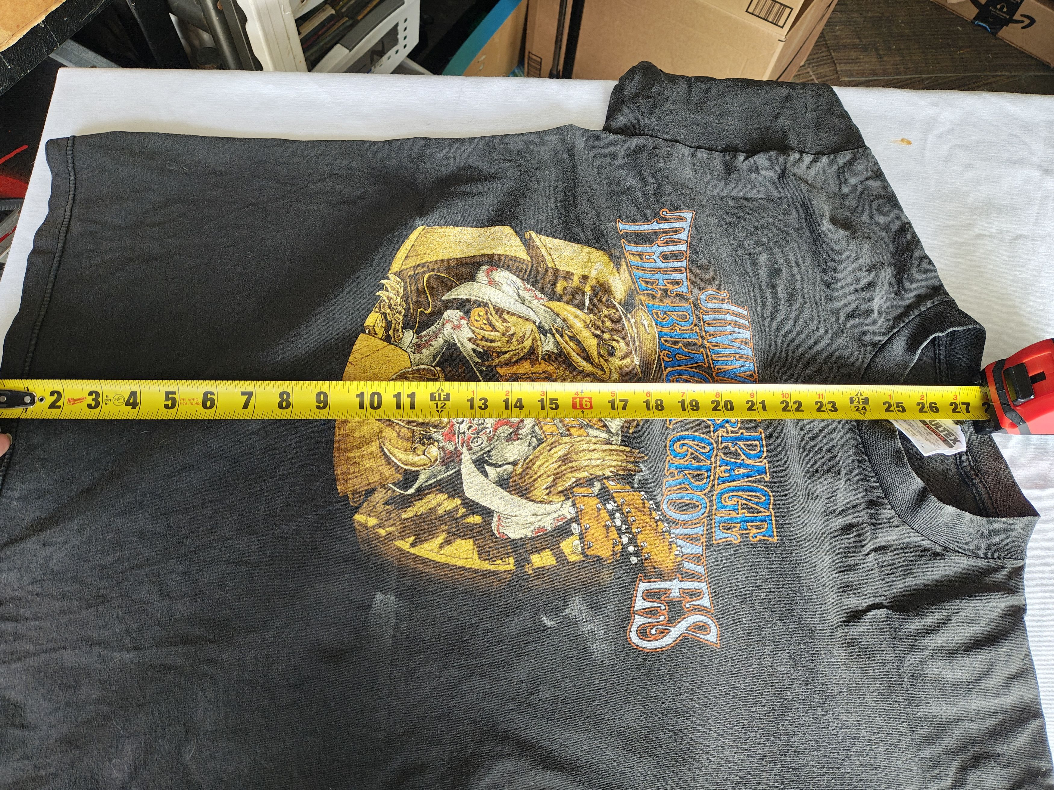 Vintage 1999 Jimmy Page & Black Crowes Tour Shirt - L - Roseland NYC Size US L / EU 52-54 / 3 - 6 Thumbnail