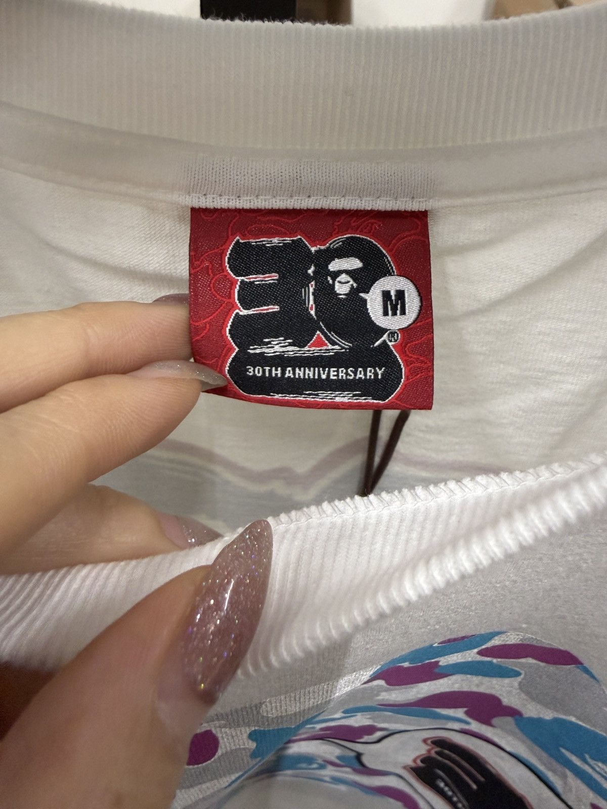 Bape BAPE Store Yokohama Bape 30th Anniversary Ape Head Tee NWT Size US M / EU 48-50 / 2 - 5 Thumbnail