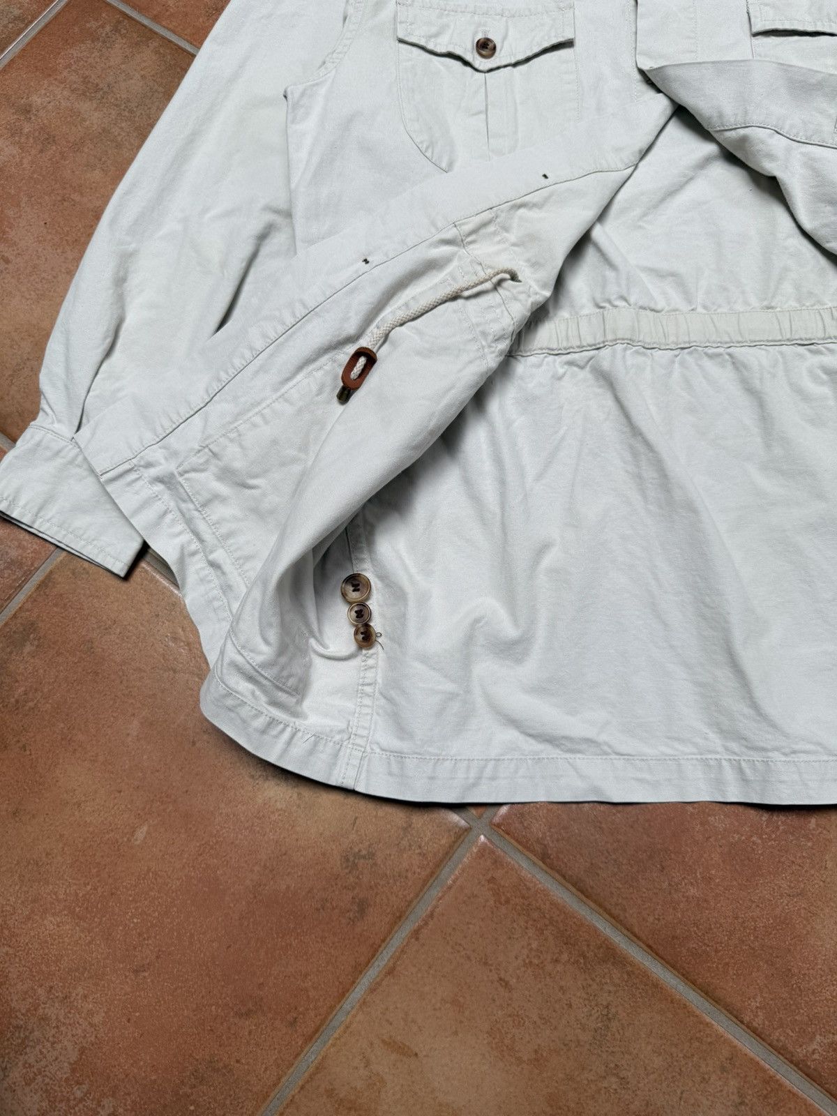 Banana Republic Vintage Banana Republic Canvas Safari Jacket Size US L / EU 52-54 / 3 - 9 Thumbnail