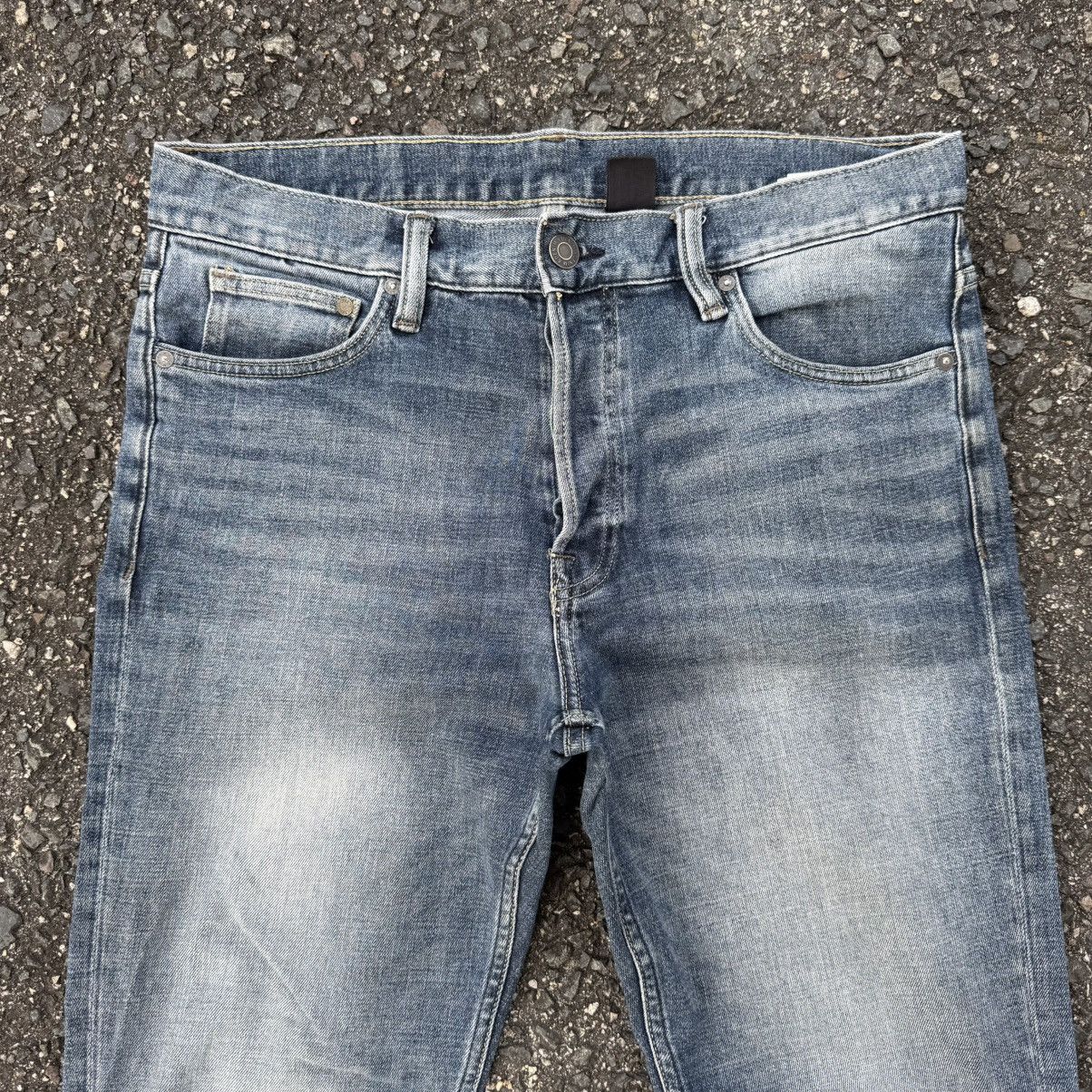 Japanese Brand VINTAGE JAPANESE SKINNY FADED JEAN DENIM PANTS Size US 34 / EU 50 - 4 Thumbnail