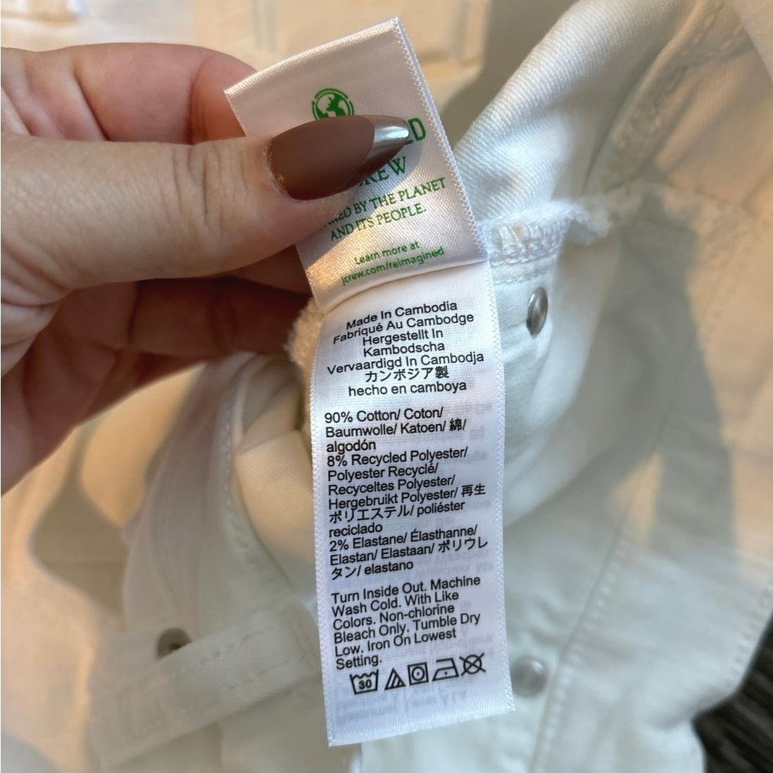 J.Crew J.Crew 9” Demi Bootcut Crop Jeans In White Size 32 Size 32" / US 10 / IT 46 - 5 Thumbnail