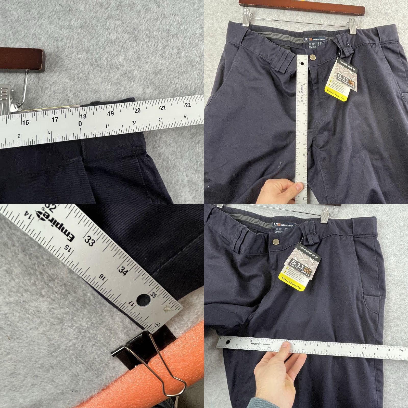 Vintage VINTAGE? No -> 511 Tactical Pants Womens 20 Long Tall Regular Navy Blue Station Work 40x36 NEW Size 42" / US 20 - 8 Thumbnail