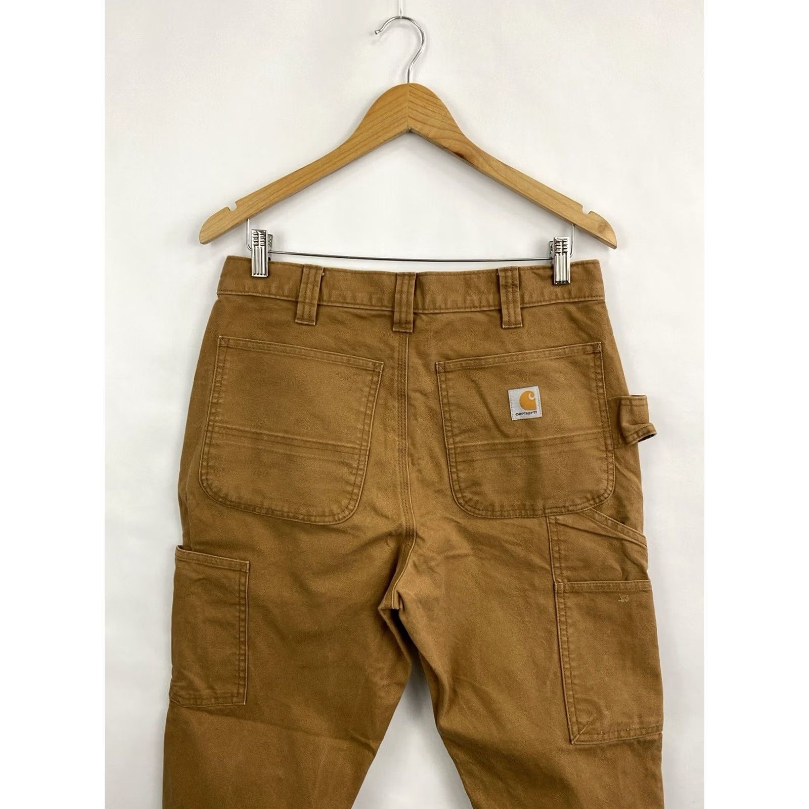Carhartt VINTAGE Carhartt Double Knees brown work pants Mens 32/32 Brown 90s Cargo Size US 32 / EU 48 - 3 Thumbnail