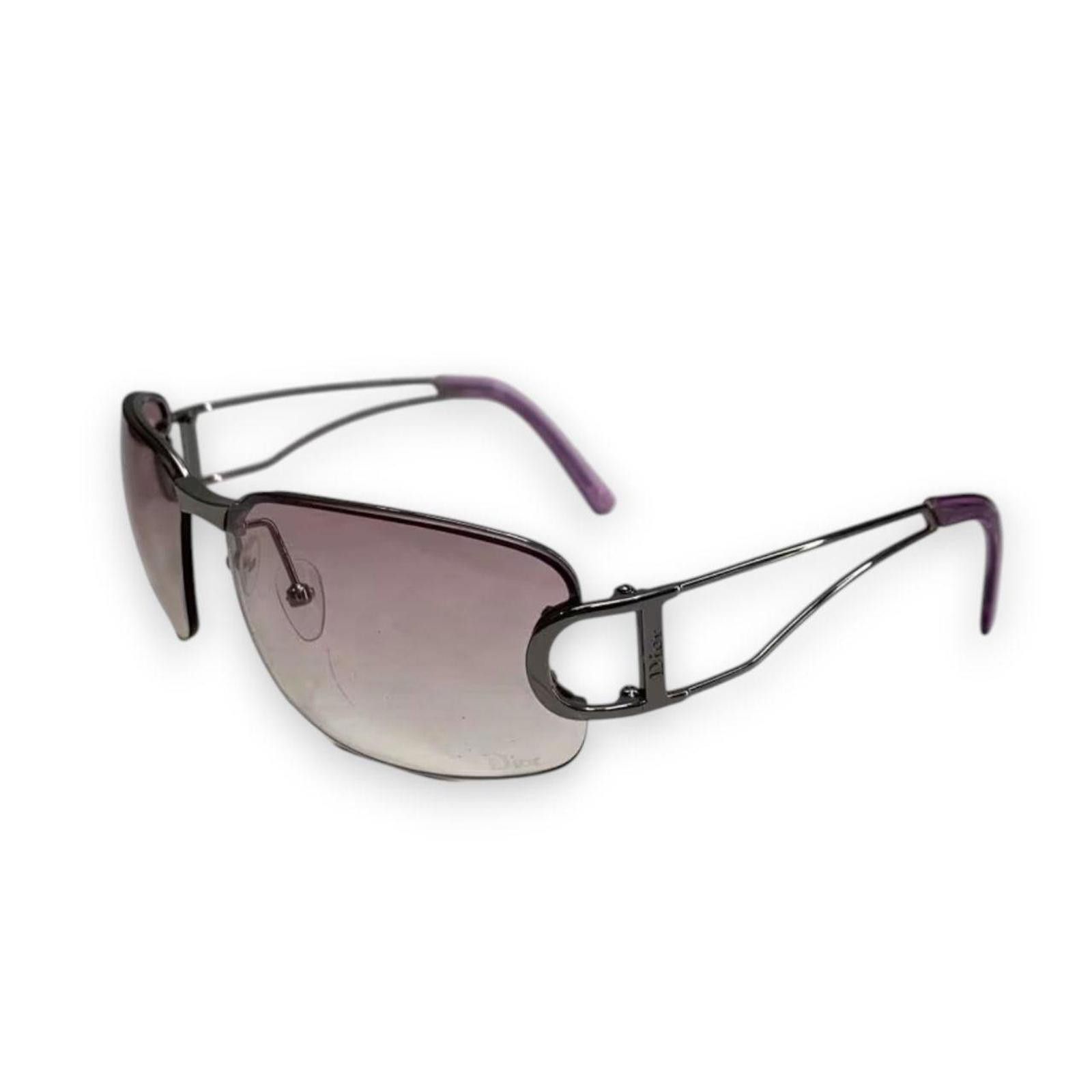 Dior Dior authentic y2k grunge pink rimless sunglasses Size ONE SIZE - 4 Thumbnail