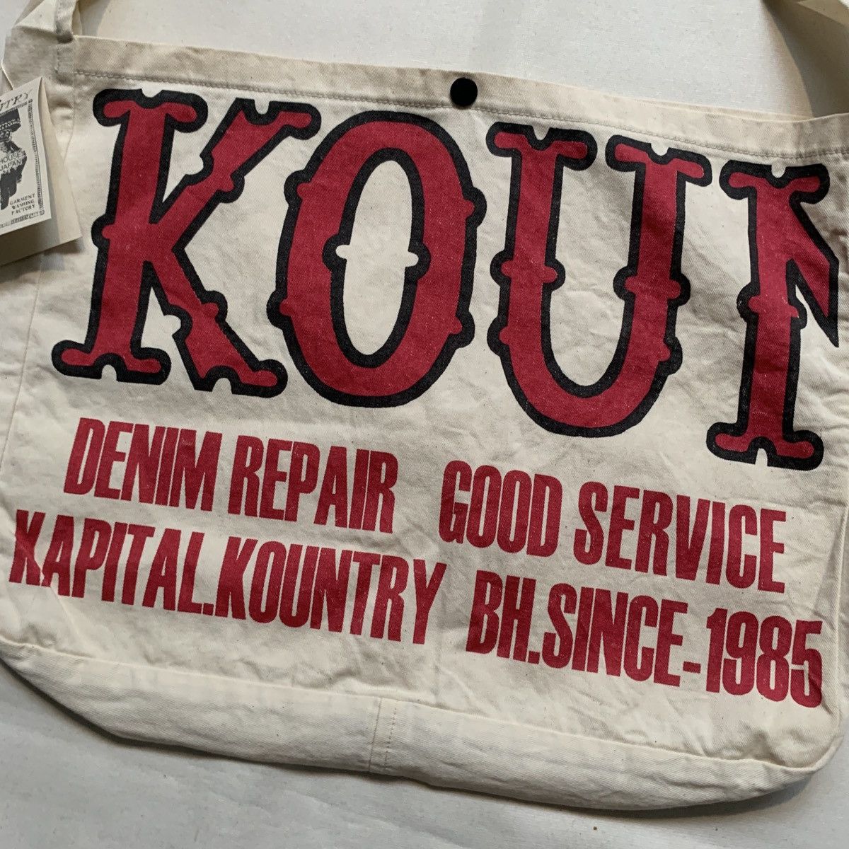 Kapital KAPITAL KOUNTRY COTTON TWILL BOOKBAG Size ONE SIZE - 2 Thumbnail