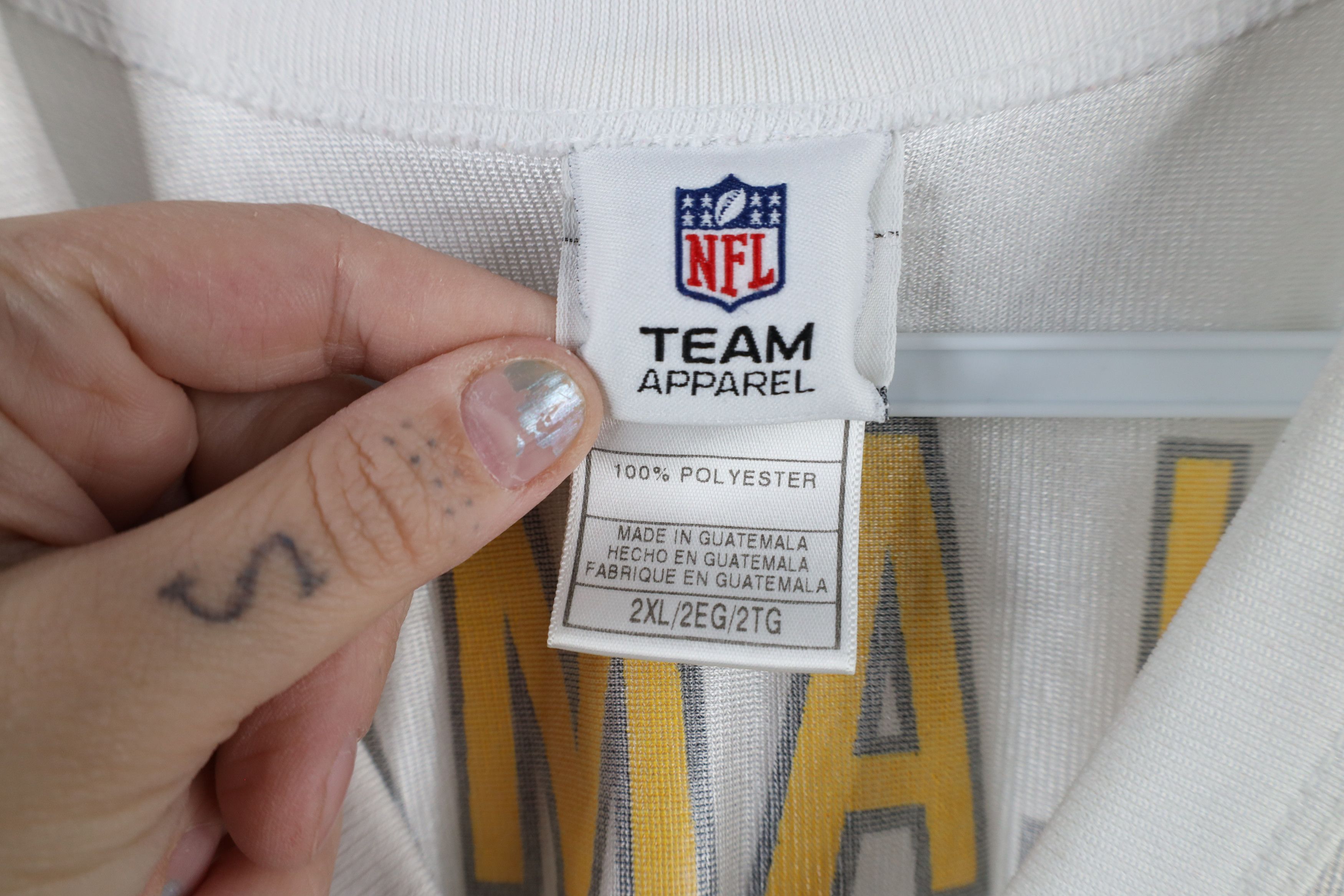 Vintage Vintage Troy Polamalu Pittsburgh Steelers Football Jersey Size US XXL / EU 58 / 5 - 13 Thumbnail