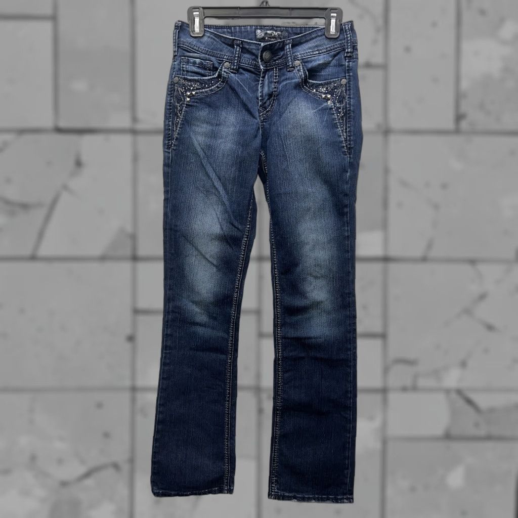 Silver Jeans Co. Silver Jeans Jeans Womens 29x31 Blue Skinny Regular Womens Size 29" - 1 Thumbnail