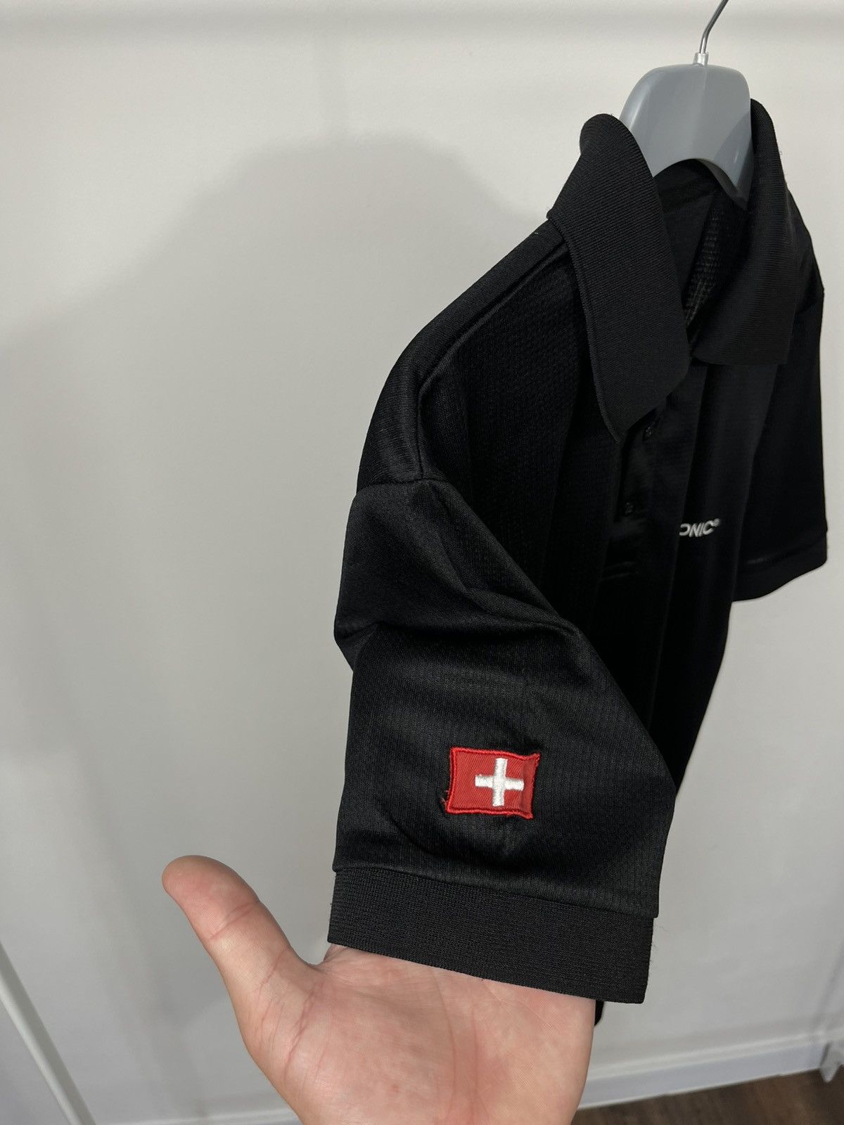 Other X-Bionic black polo shirt M size Swiss flag techwear Size US M / EU 48-50 / 2 - 4 Thumbnail