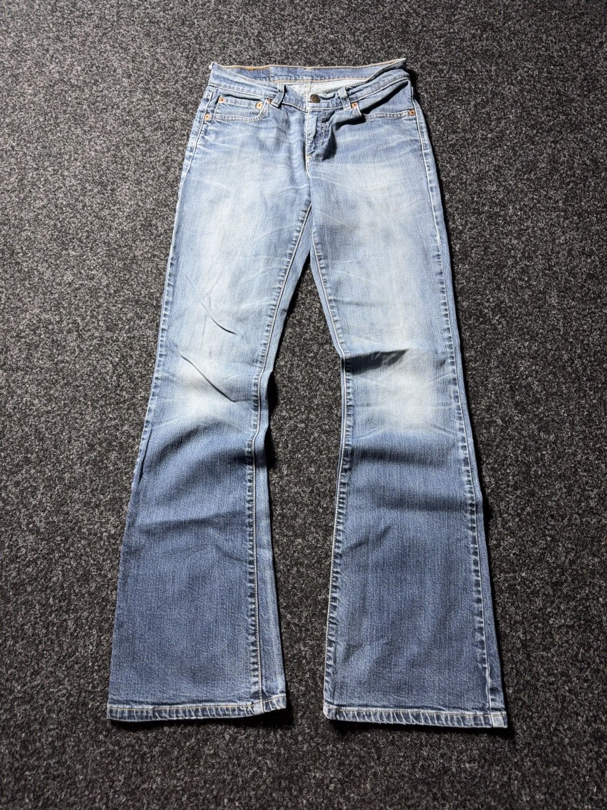 Levi's Levi’s 529 Distressed Western USA Y2K Flare Bootcut Jeans Size 28" / US 6 / IT 42 - 1 Thumbnail