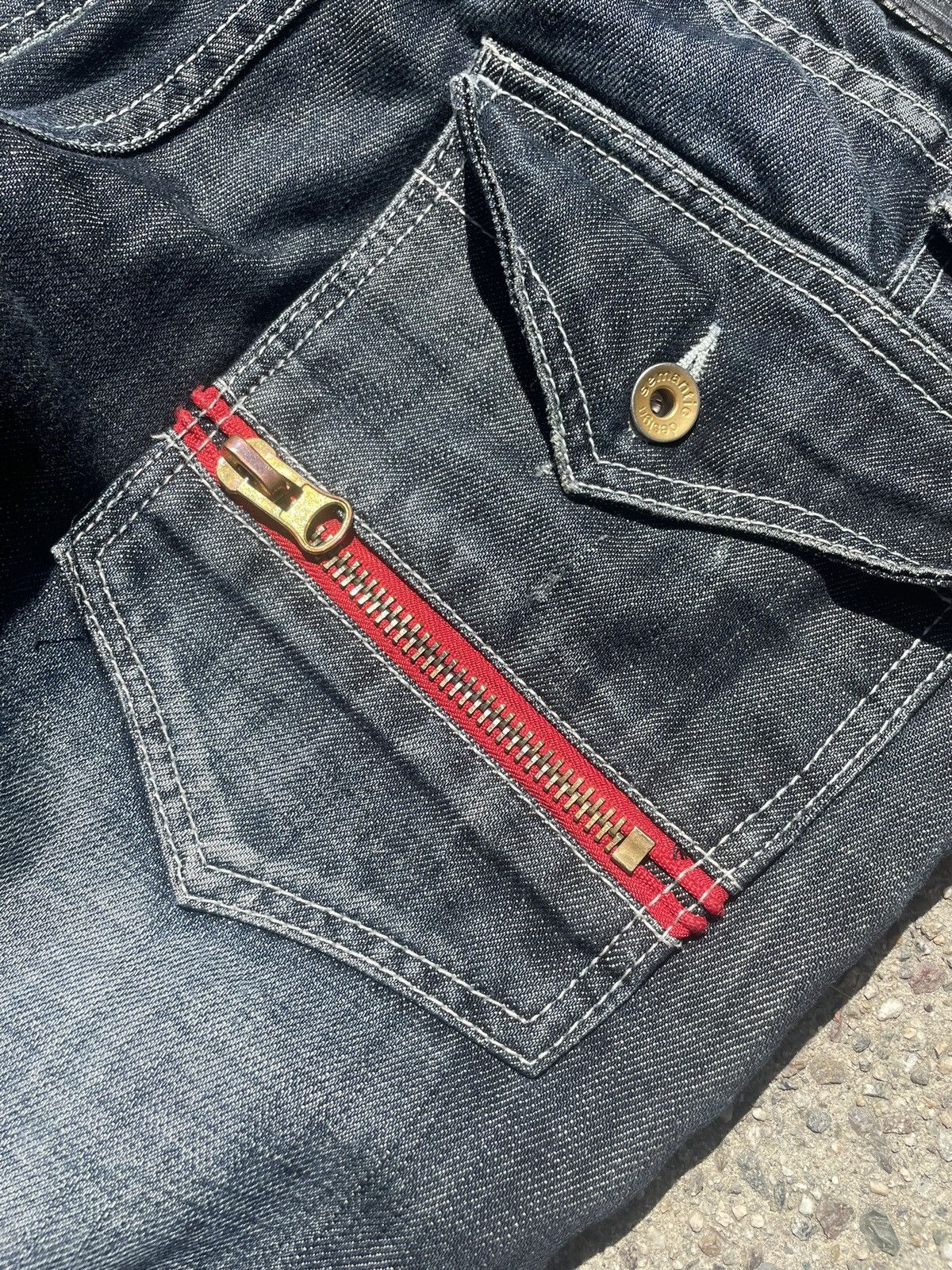 If Six Was Nine × Japanese Brand × Le Grande Bleu (L.G.B.) Semantic Design contrast fade flare denim Size US 32 / EU 48 - 7 Thumbnail