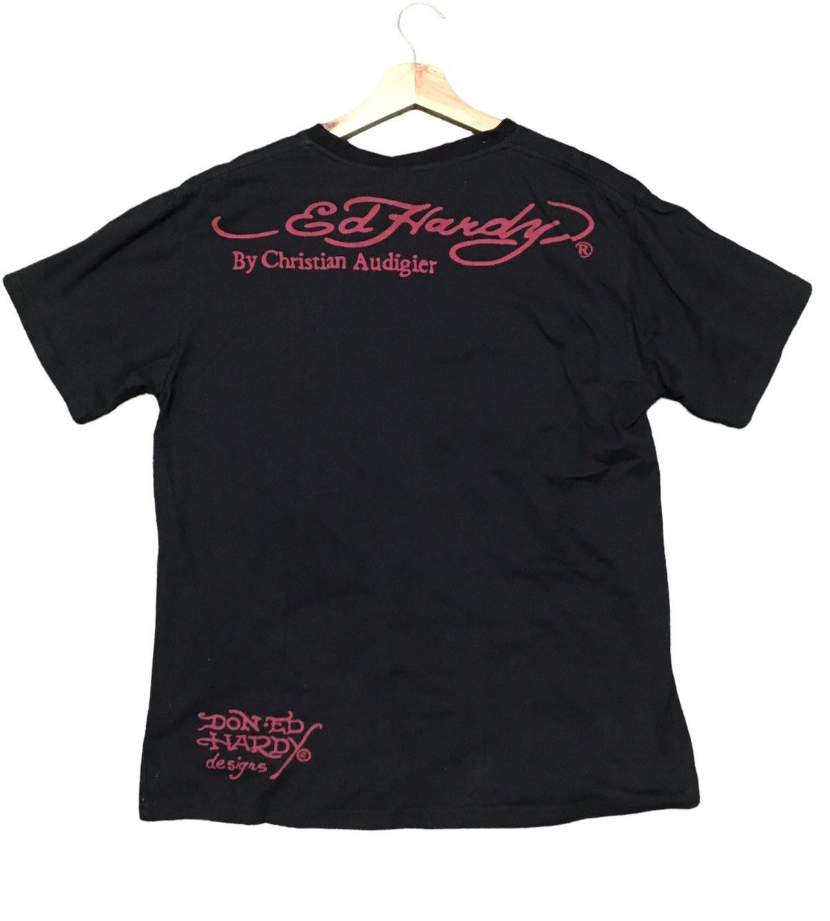 Ed Hardy Crazy🔥🔥 Vtg Y2K Ed Hardy by Christian Audigier Tiger Shirt Size US L / EU 52-54 / 3 - 8 Thumbnail