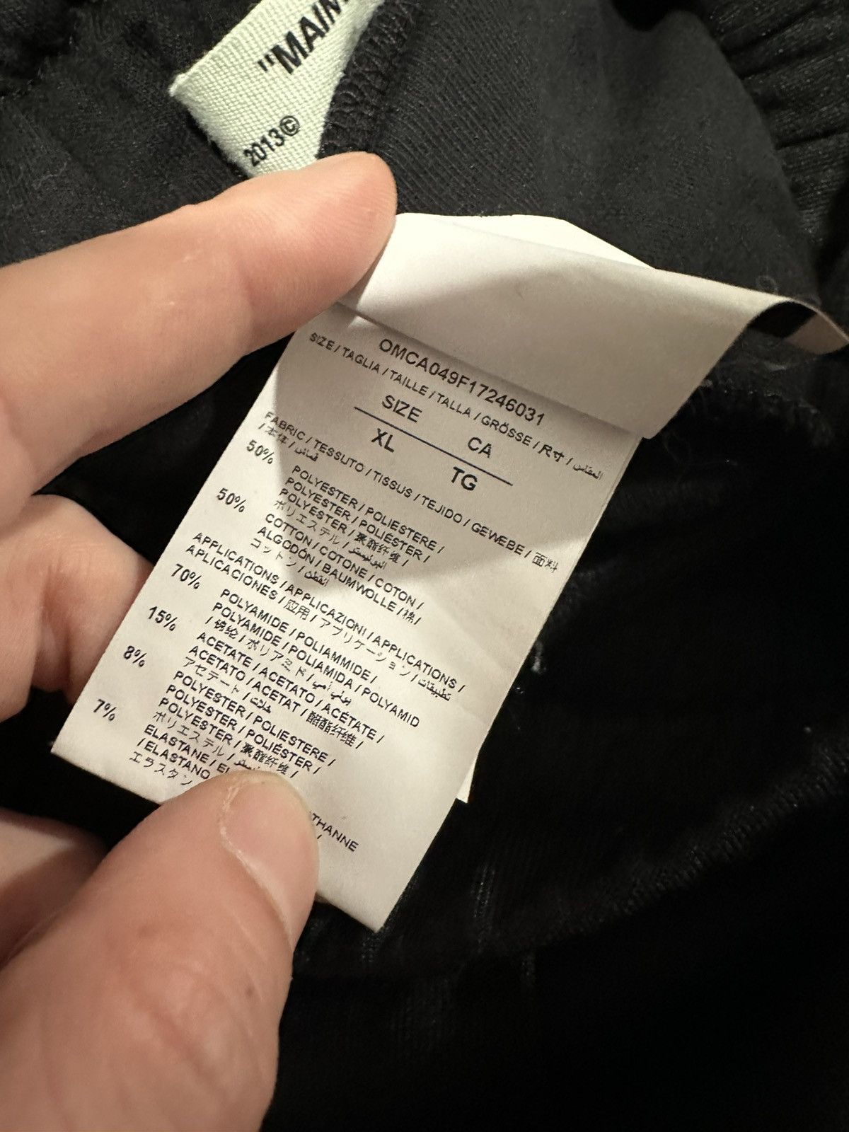 Off-White OFF-WHITE DIAGONAL-PRINT TRACK PANTS Size US 36 / EU 52 - 6 Thumbnail
