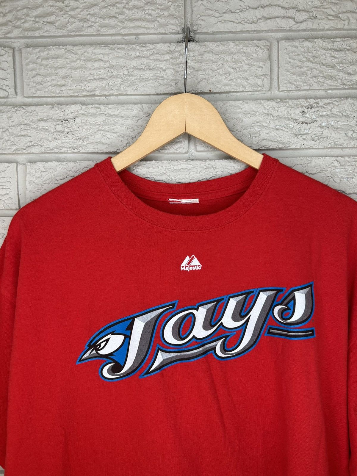 Majestic Vintage Majestic Toronto Blue Jays Canada T Shirt Size US XL / EU 56 / 4 - 2 Thumbnail