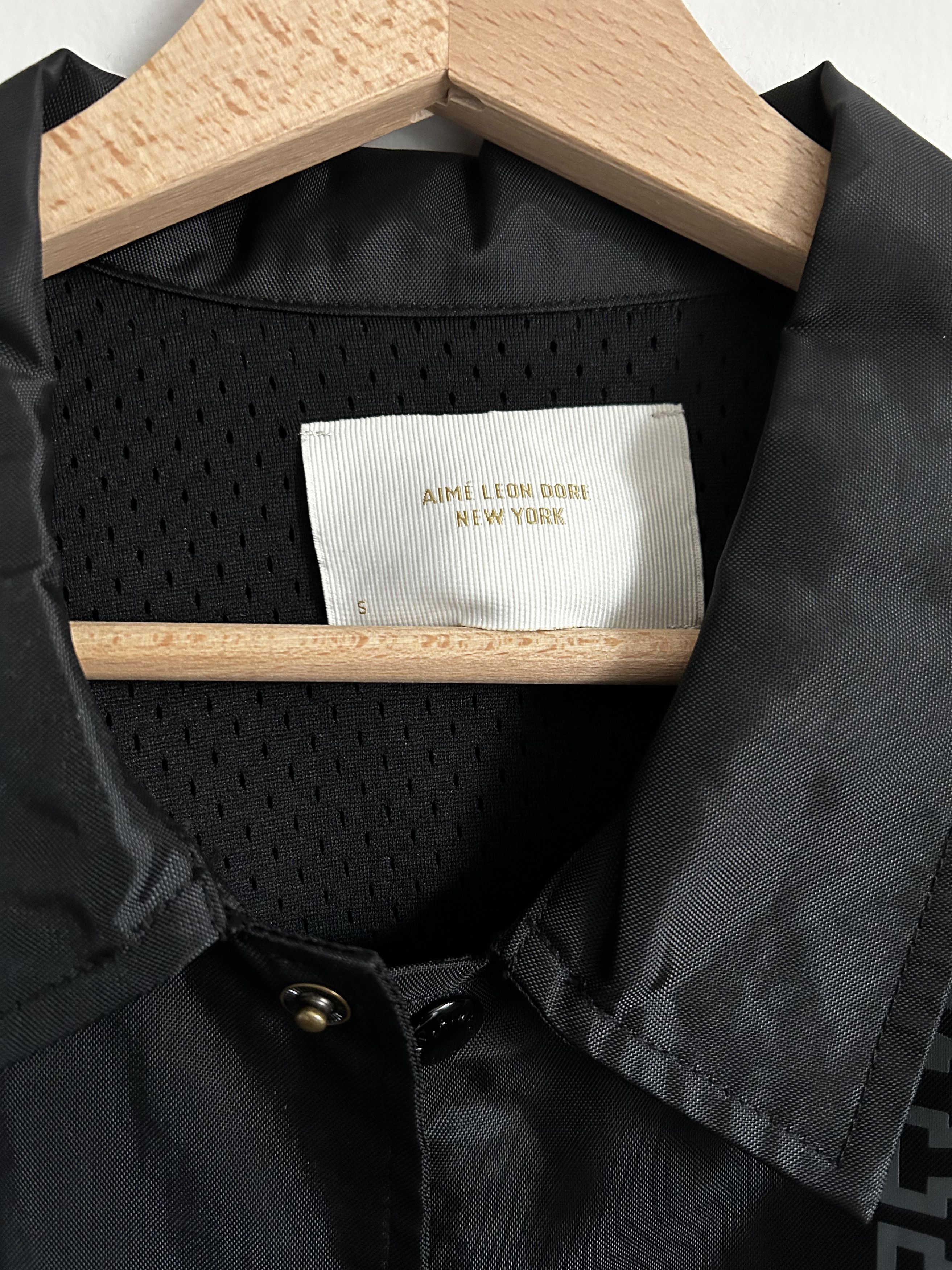Aime Leon Dore Aime Leon Dore Black Letterman Coach Jacket Size US S / EU 44-46 / 1 - 3 Thumbnail
