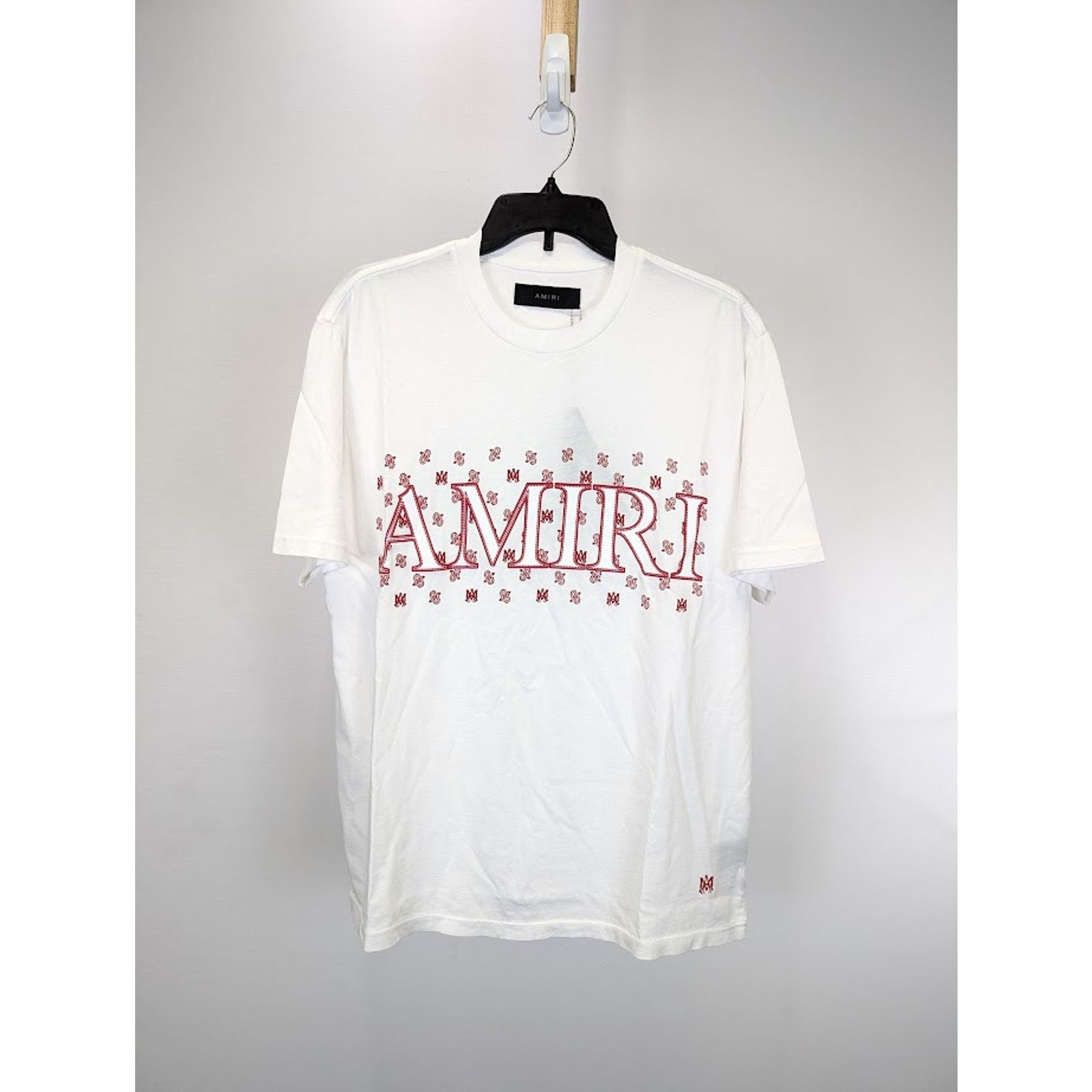Amiri o1rshd1 Q:2 / Ma Paisley Short Sleeve T-Shirt in White Size US L / EU 52-54 / 3 - 2 Thumbnail