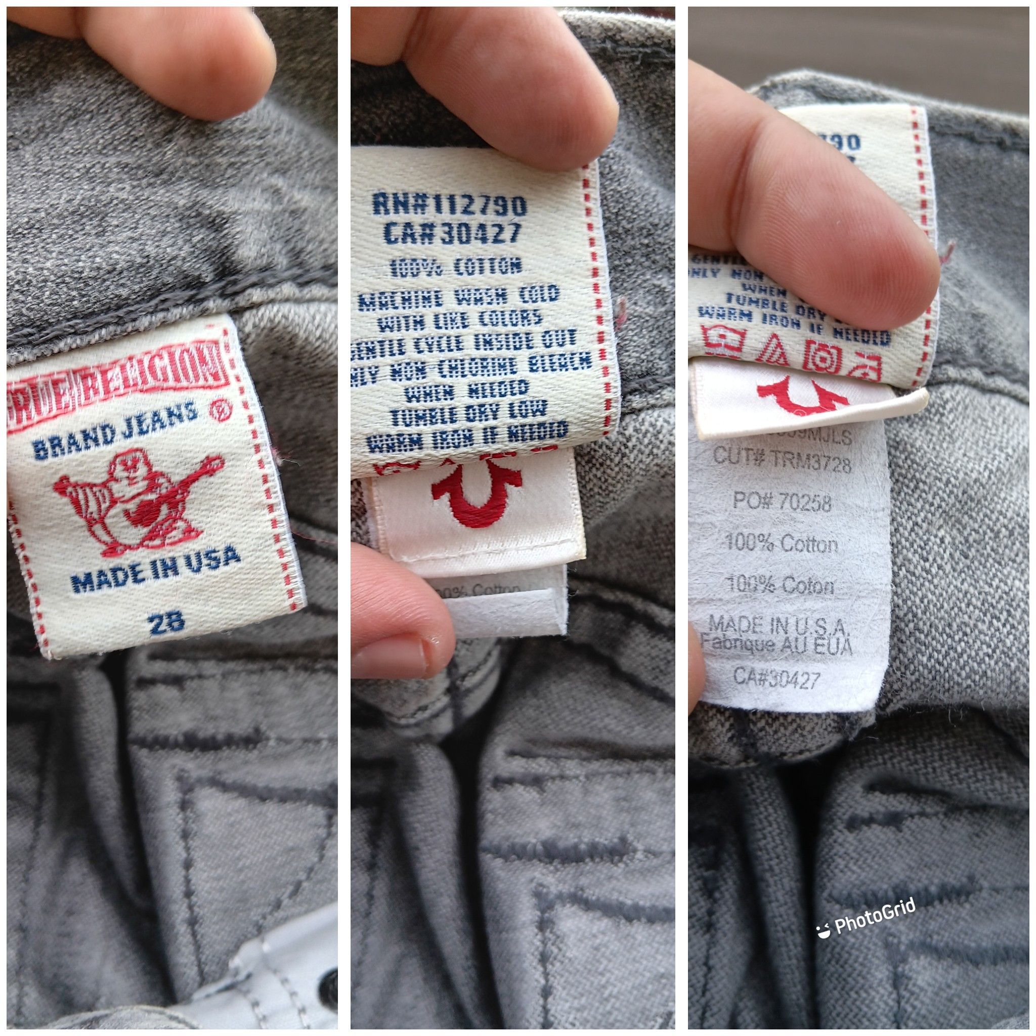 True Religion True Religion USA Distressed Denim Size US 31 - 6 Thumbnail