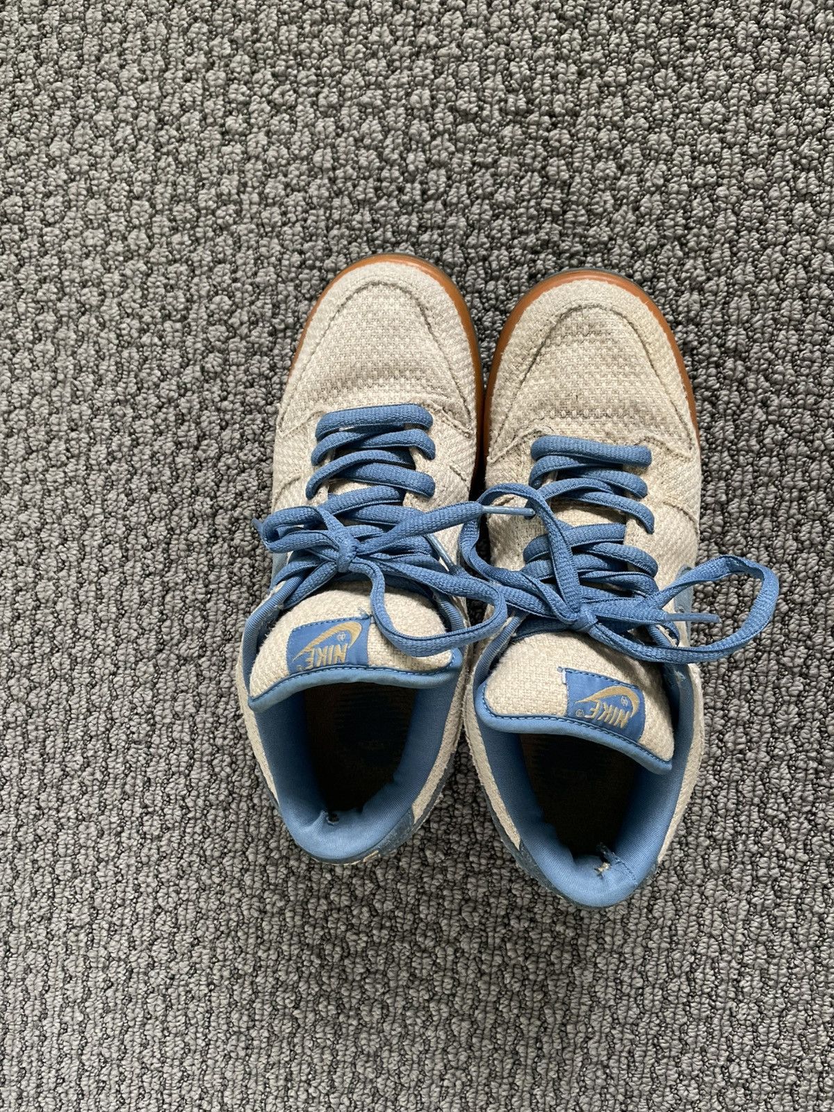 Nike Blue Hemp Dunk 2004 Size US 9.5 / EU 42-43 - 6 Thumbnail