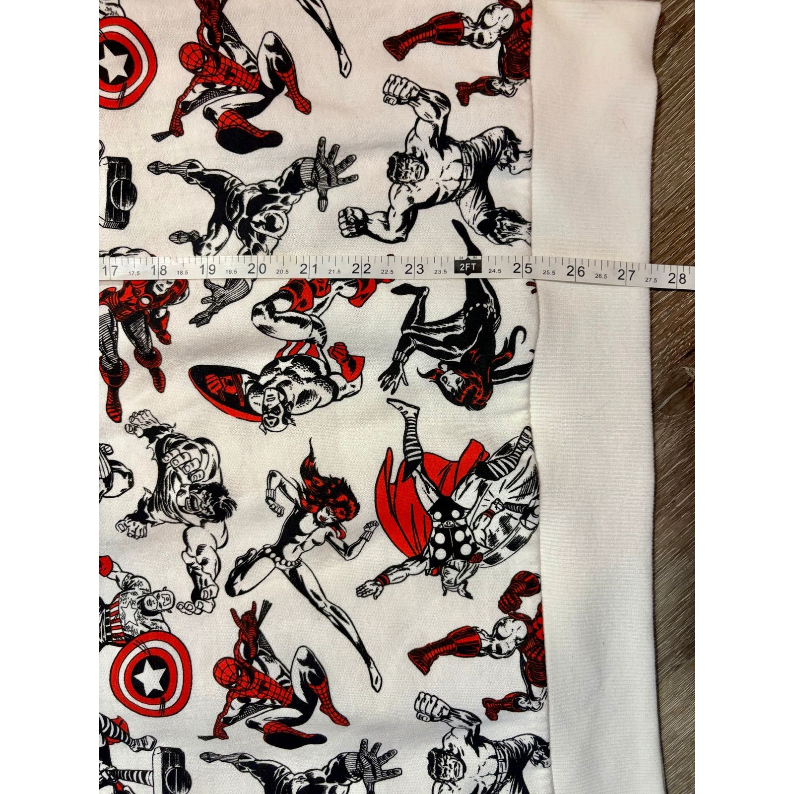 Marvel Comics NWOT Marvel Hoodie, Sz. Large (wht/blk/red) Size US L / EU 52-54 / 3 - 5 Thumbnail