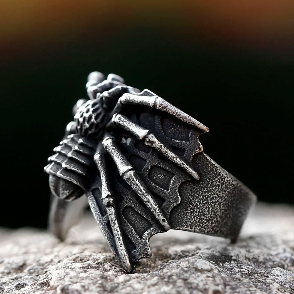 Jewelry Spider Ring Streetwear Jewelry Fashion Gift Size ONE SIZE - 3 Thumbnail