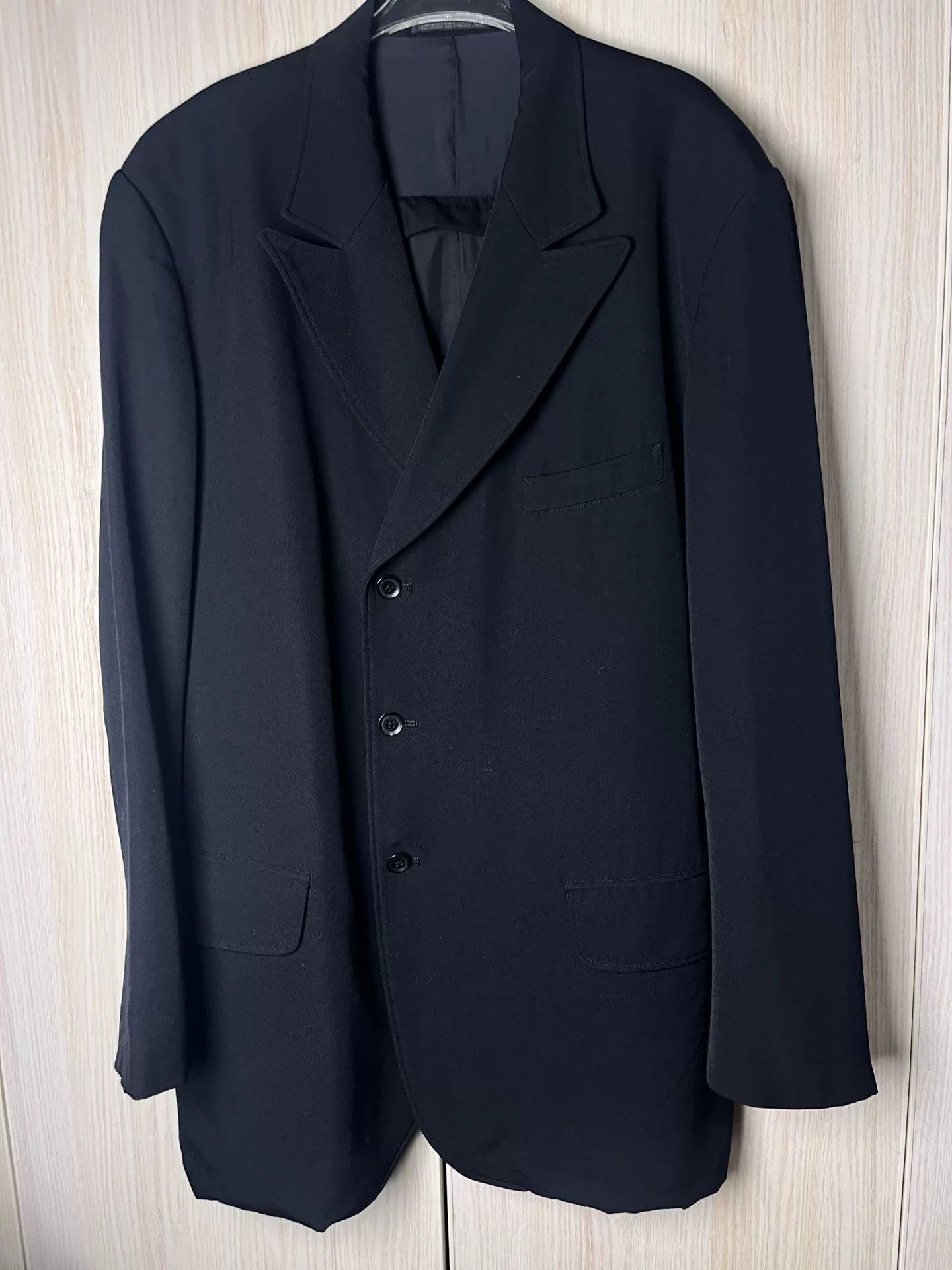 Yohji Yamamoto Yohji Yamamoto Zip Back Suit Jacket Size US XL / EU 56 / 4 - 1 Thumbnail
