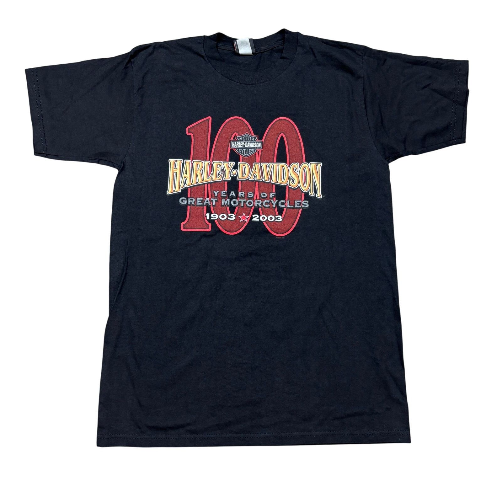 Harley Davidson × Vintage VTG Harley Davidson 100 Years Milwaukee WI Shirt Men's Large Size US L / EU 52-54 / 3 - 1 Thumbnail